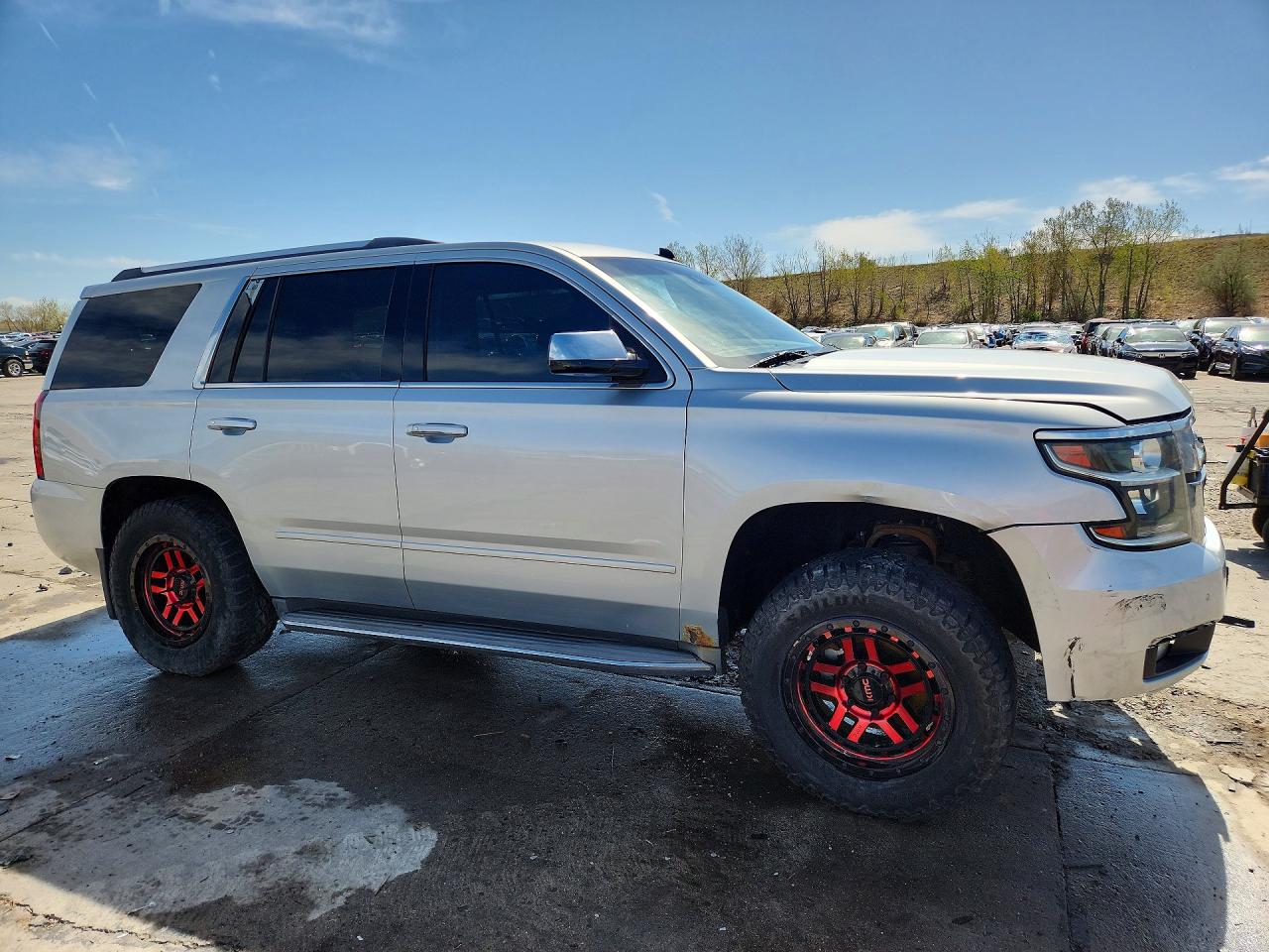 2015 Chevrolet Tahoe K1500 Ltz Серебряный vin: 1GNSKCKC4FR178758