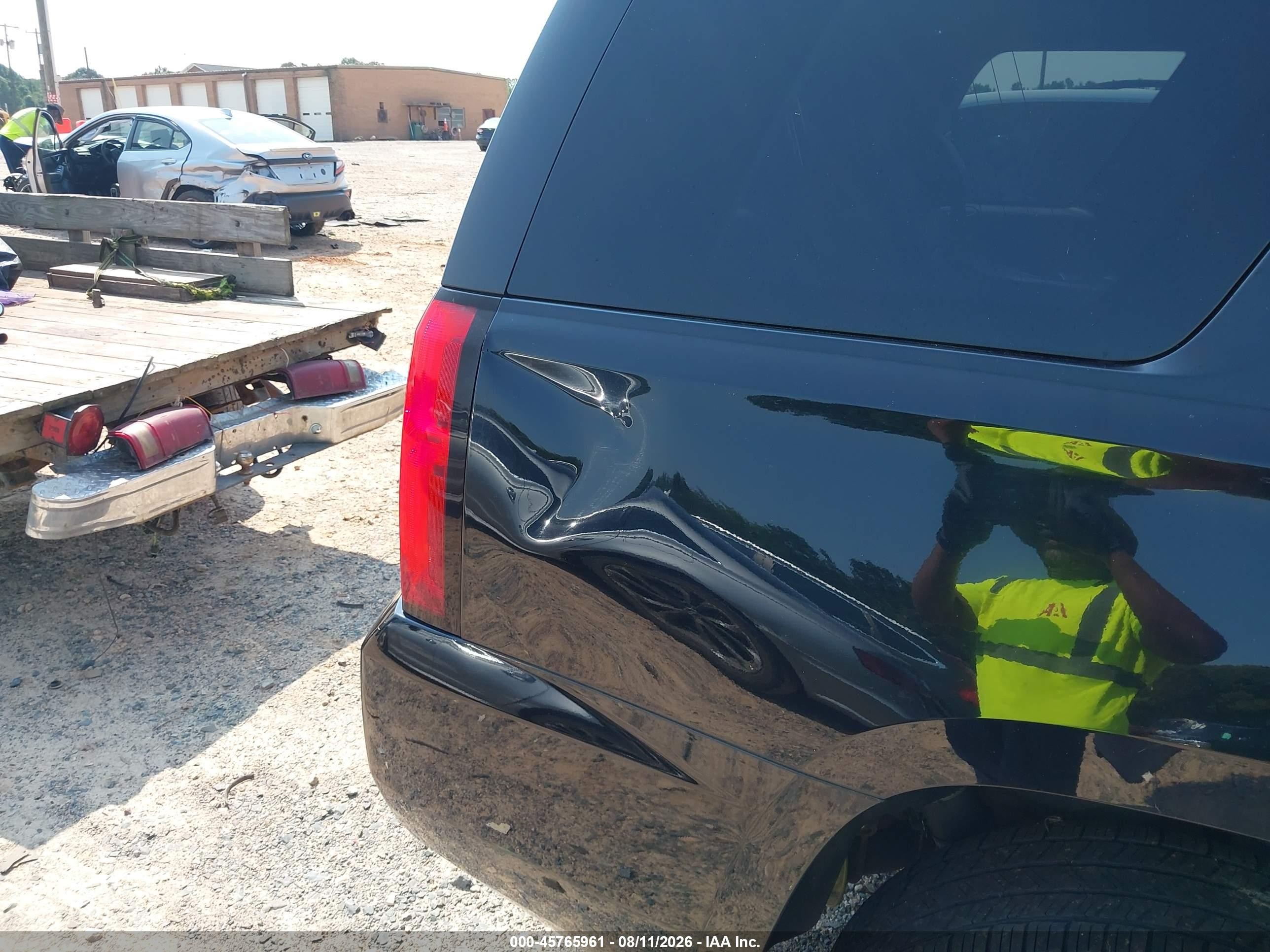 2015 Chevrolet Tahoe Ltz Black vin: 1GNSKCKC4FR243561