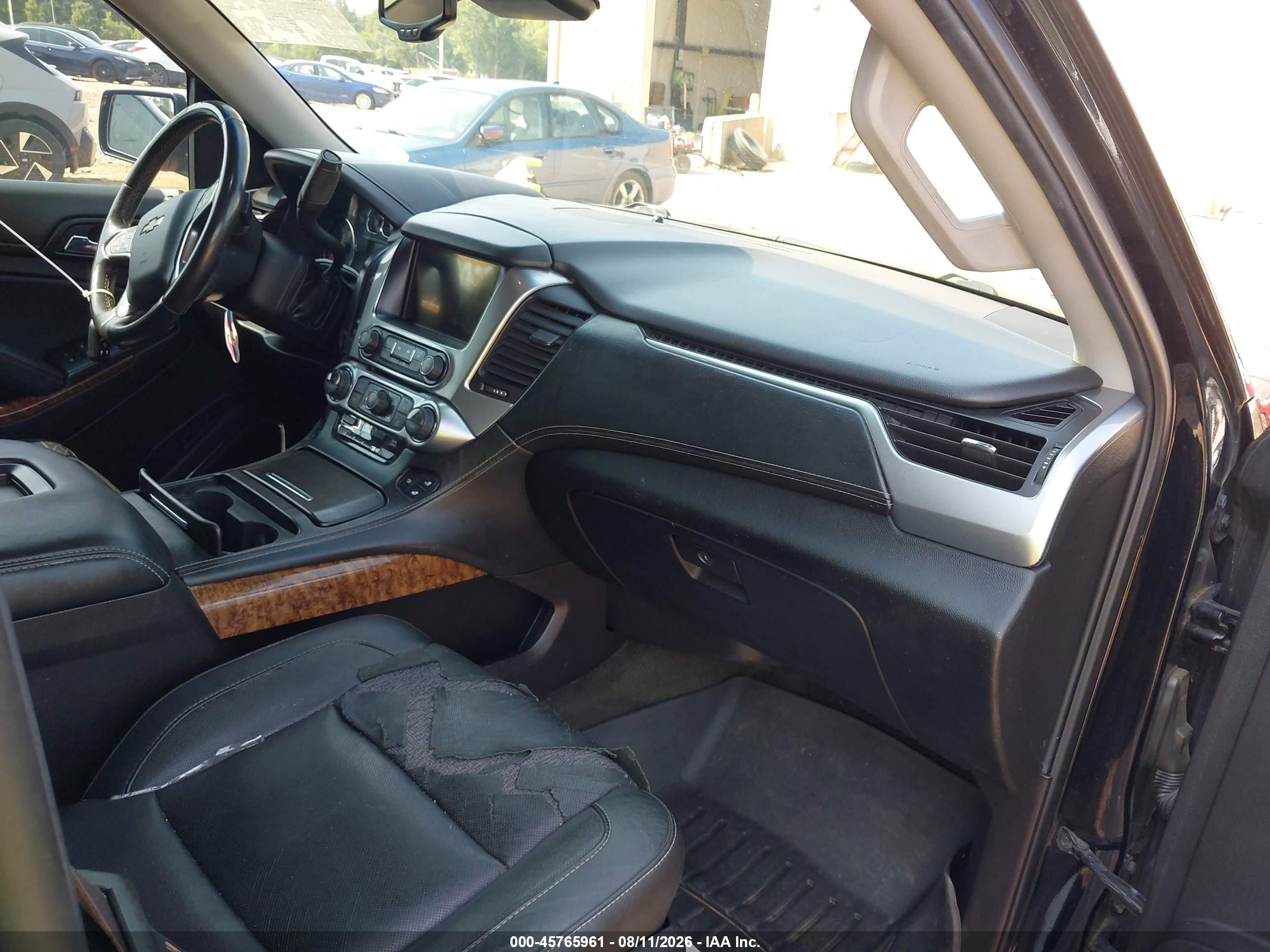 2015 Chevrolet Tahoe Ltz Black vin: 1GNSKCKC4FR243561