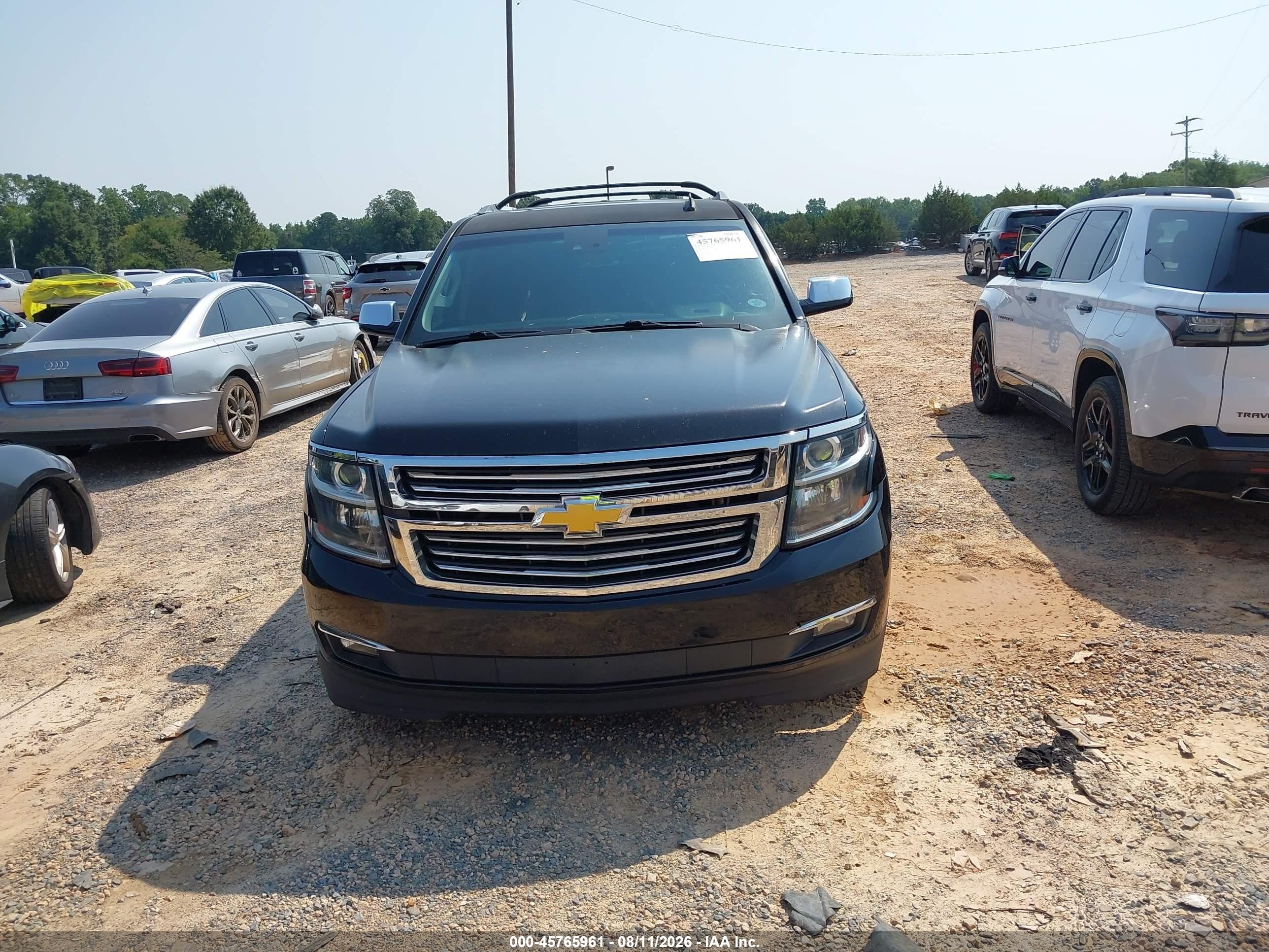 2015 Chevrolet Tahoe Ltz Black vin: 1GNSKCKC4FR243561