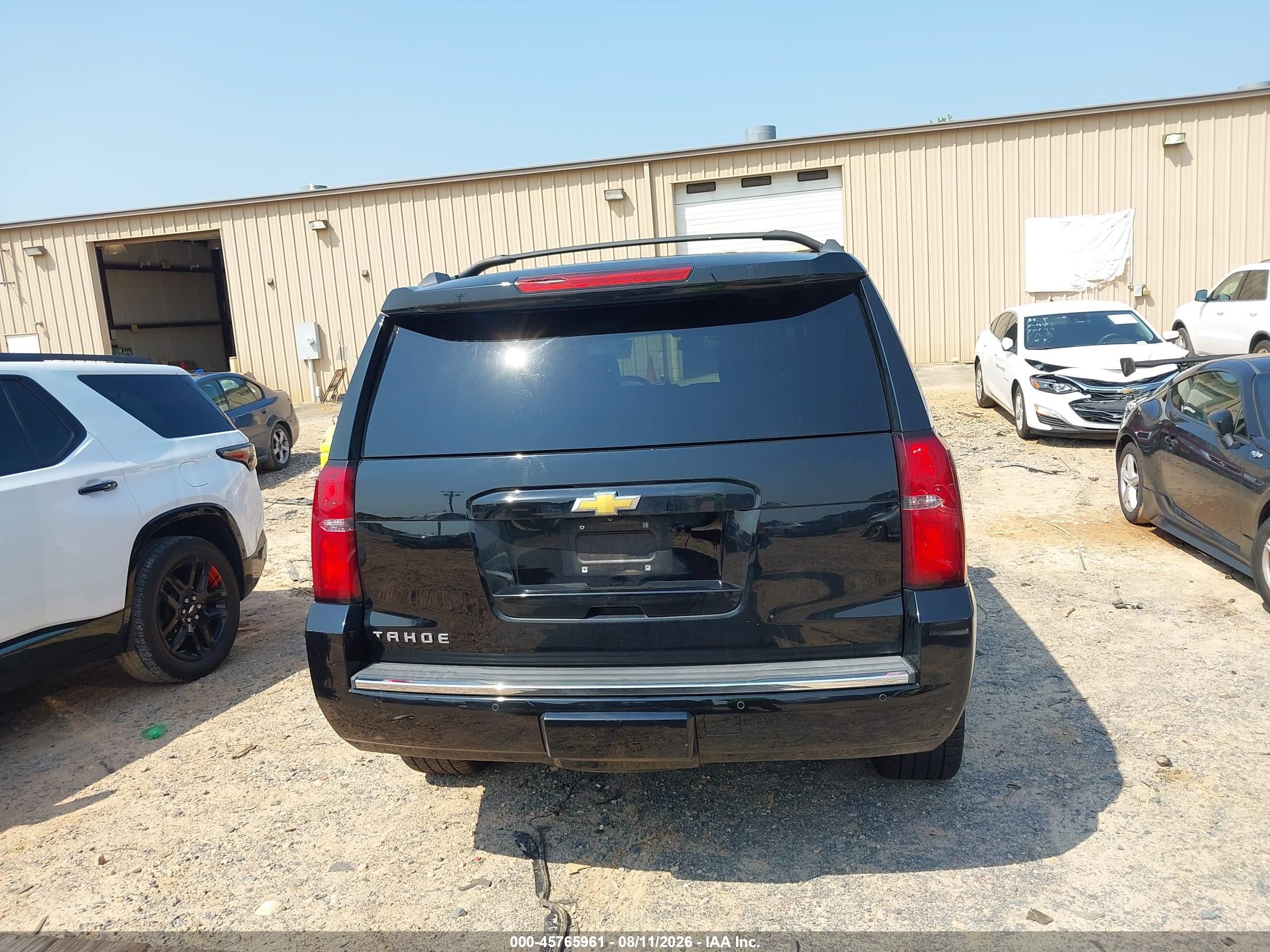 2015 Chevrolet Tahoe Ltz Black vin: 1GNSKCKC4FR243561