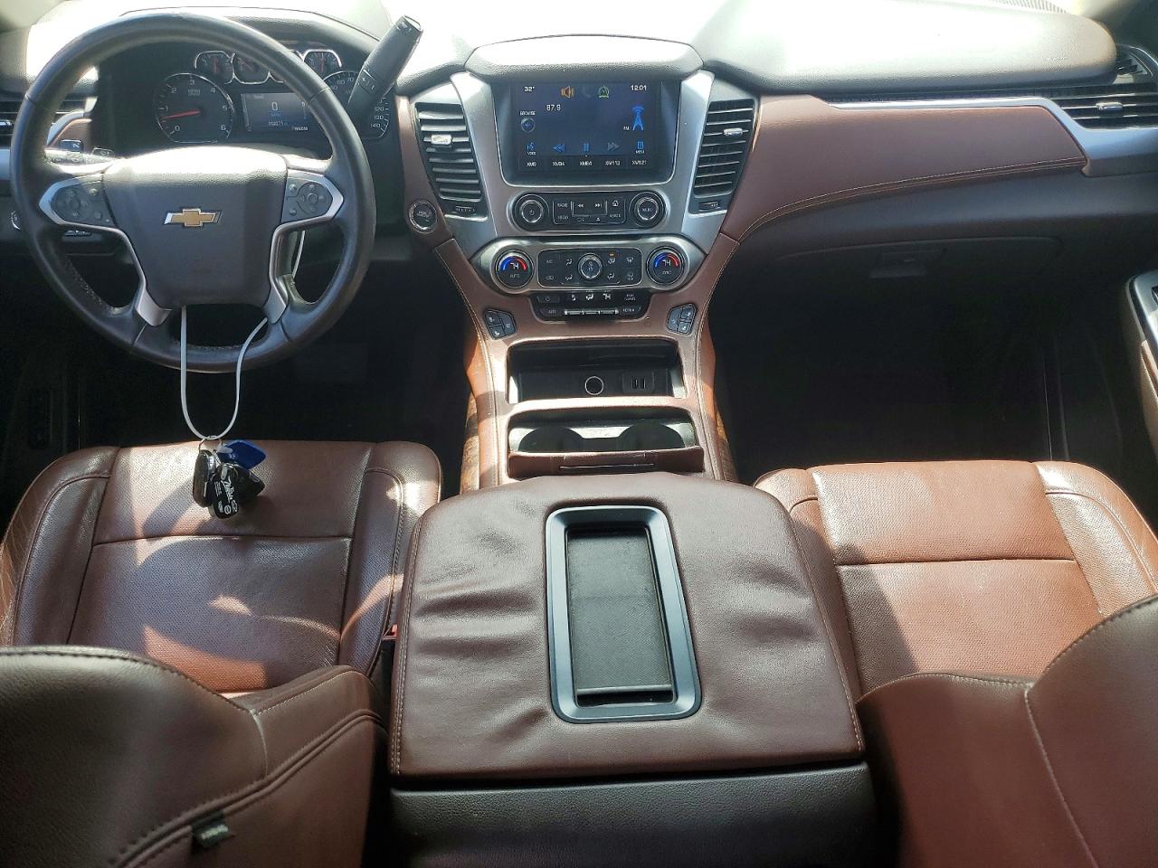2015 Chevrolet Tahoe K1500 Ltz Gray vin: 1GNSKCKC4FR245066