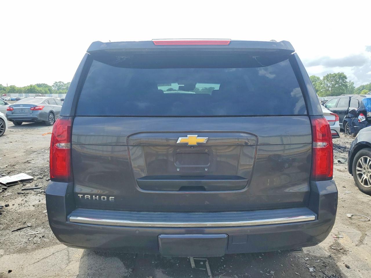 2015 Chevrolet Tahoe K1500 Ltz Gray vin: 1GNSKCKC4FR245066