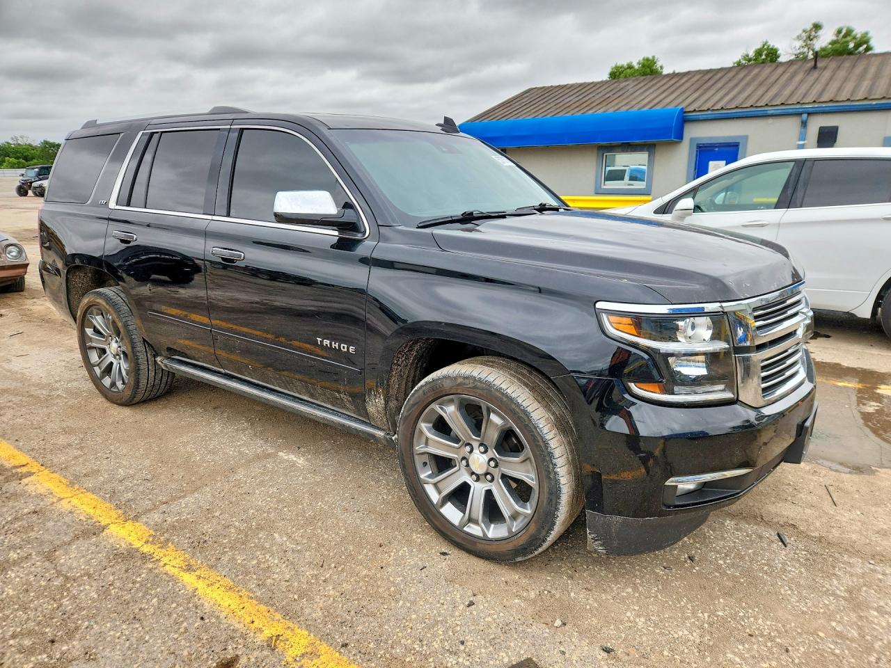 2015 Chevrolet Tahoe K1500 Ltz Black vin: 1GNSKCKC4FR634175