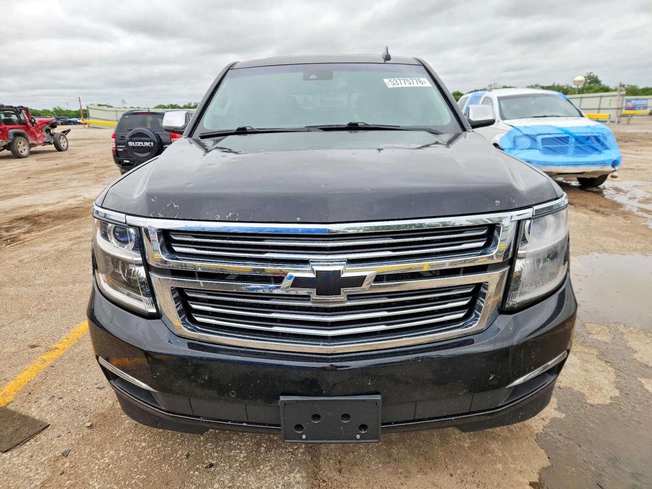 2015 Chevrolet Tahoe K1500 Ltz Black vin: 1GNSKCKC4FR634175