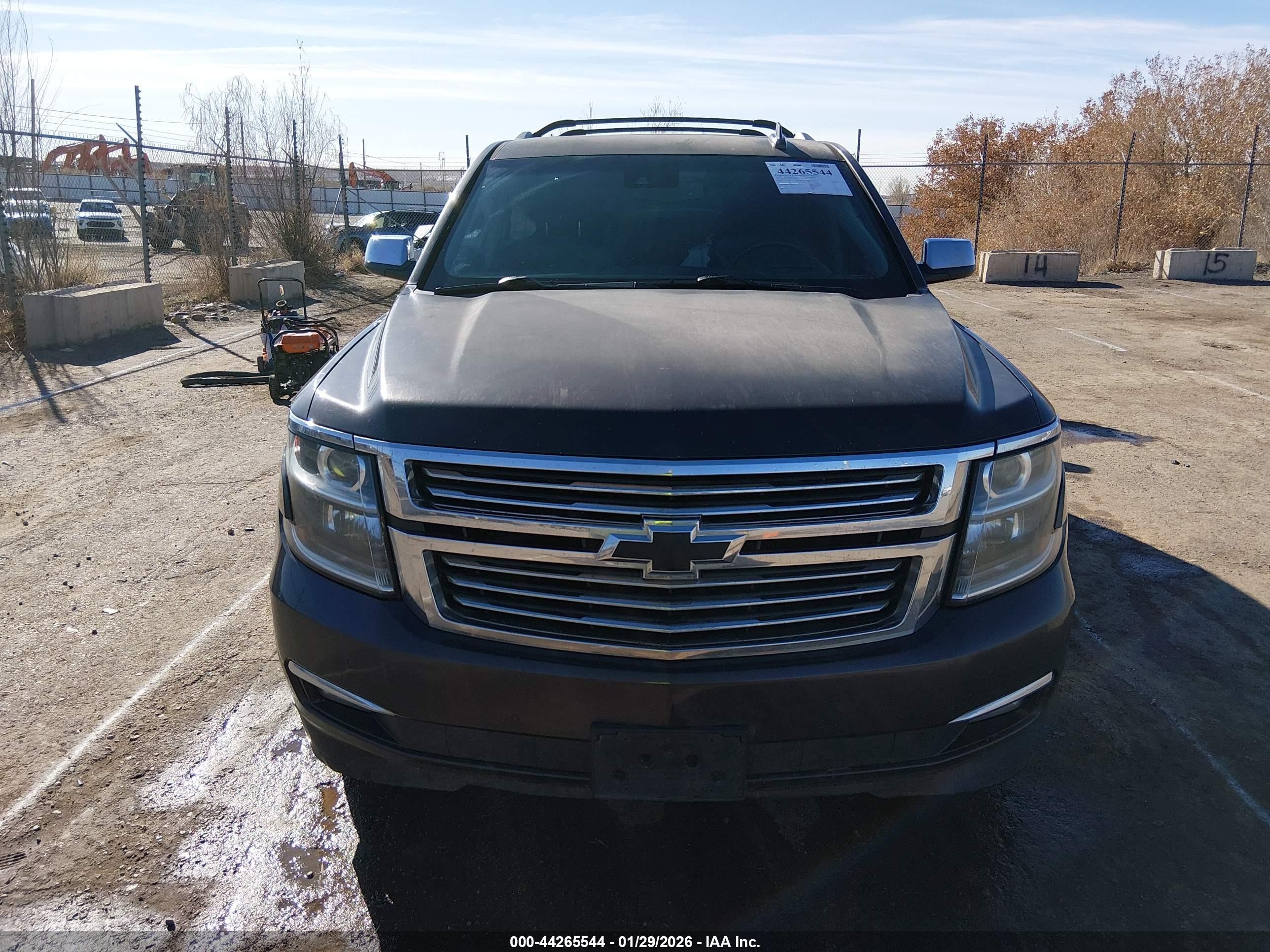2016 Chevrolet Tahoe Ltz Серый vin: 1GNSKCKC4GR119839