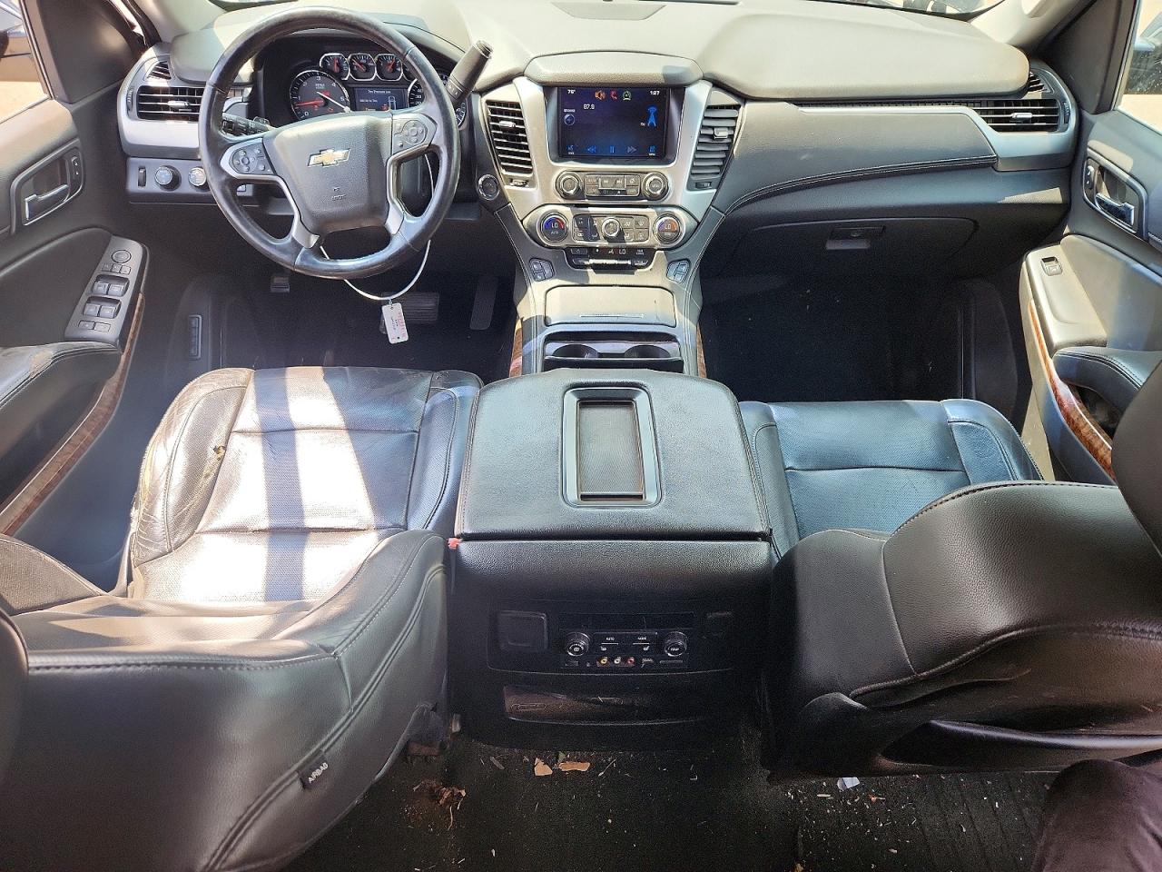 2015 Chevrolet Tahoe K1500 Ltz Black vin: 1GNSKCKC5FR104040
