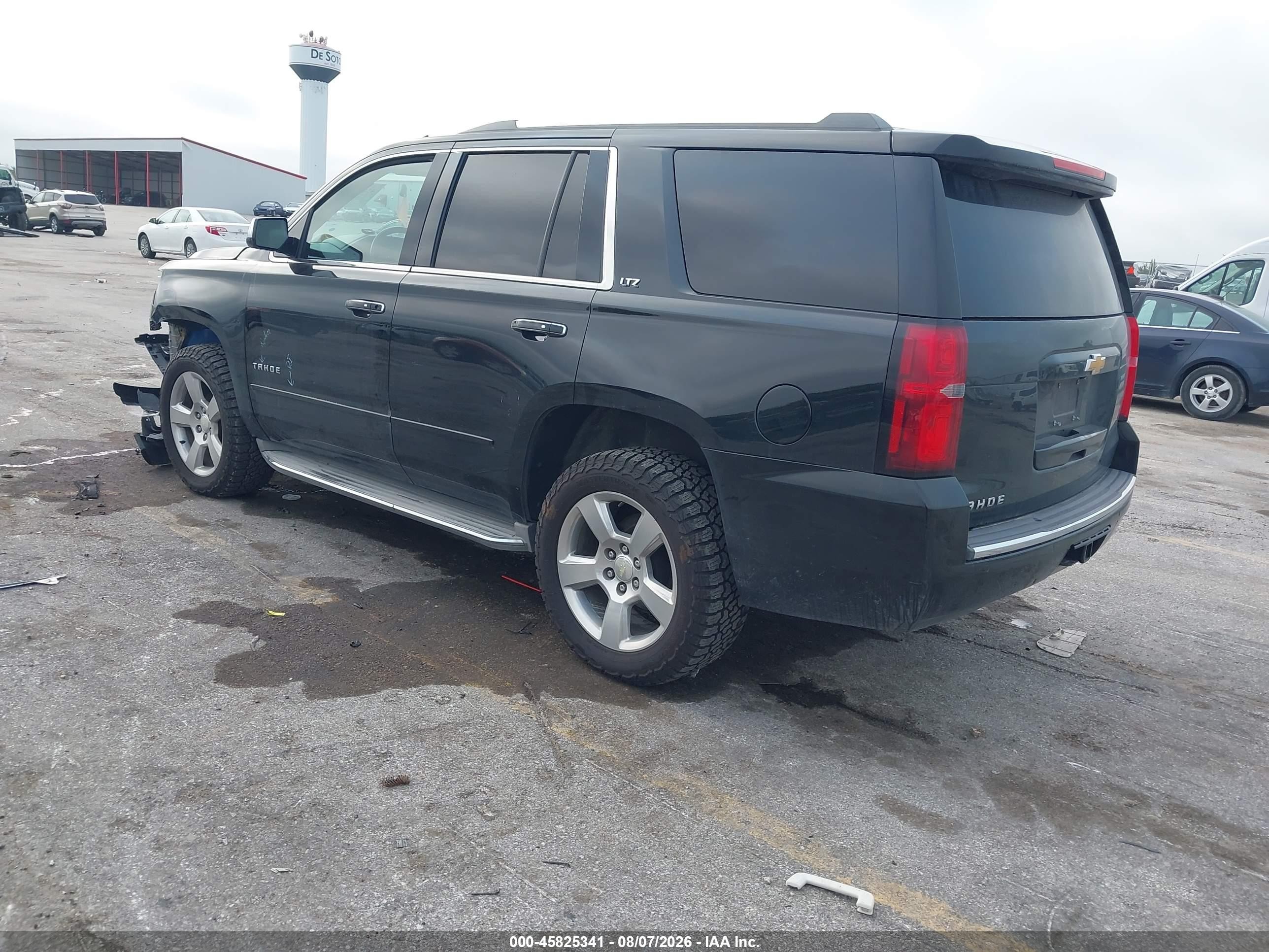 2015 Chevrolet Tahoe Ltz Black vin: 1GNSKCKC5FR133814