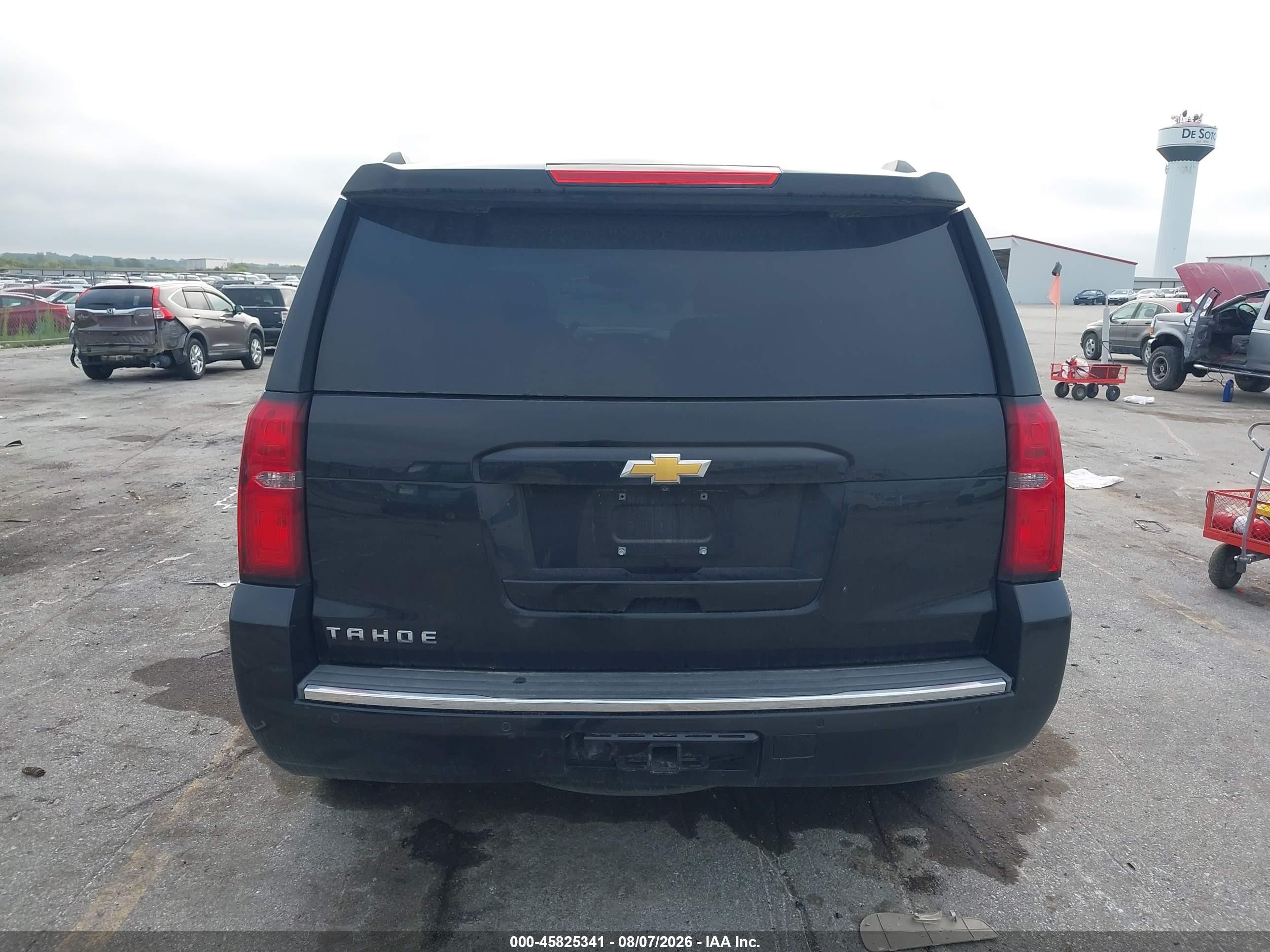 2015 Chevrolet Tahoe Ltz Black vin: 1GNSKCKC5FR133814