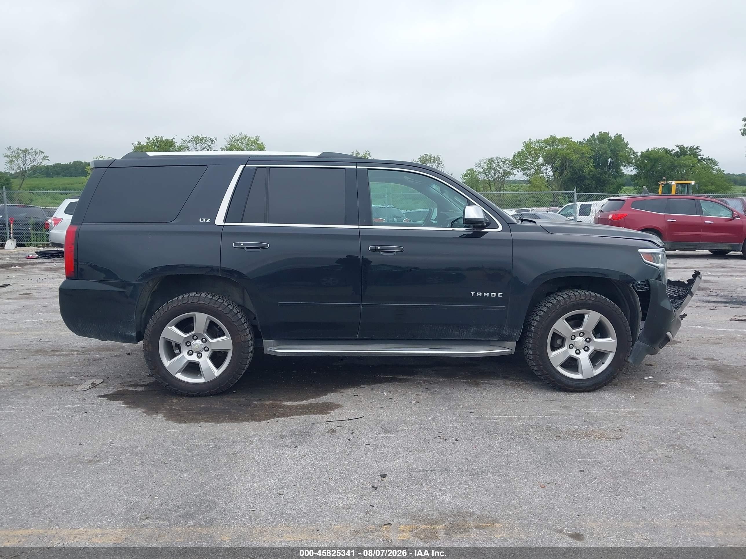 2015 Chevrolet Tahoe Ltz Black vin: 1GNSKCKC5FR133814