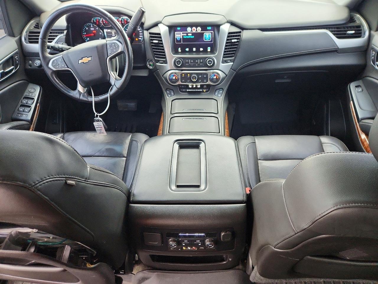 2015 Chevrolet Tahoe K1500 Ltz White vin: 1GNSKCKC5FR148345