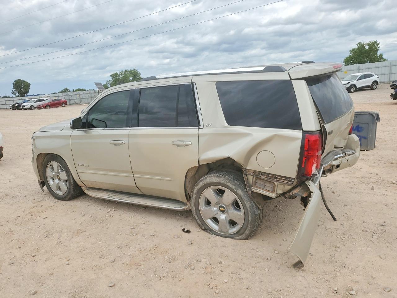 2015 Chevrolet Tahoe K1500 Ltz Beige vin: 1GNSKCKC5FR275581