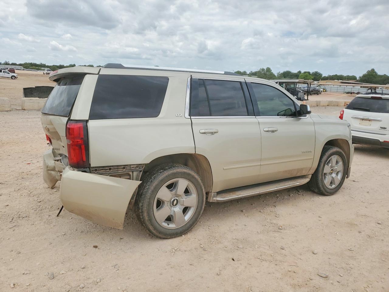 2015 Chevrolet Tahoe K1500 Ltz Beige vin: 1GNSKCKC5FR275581
