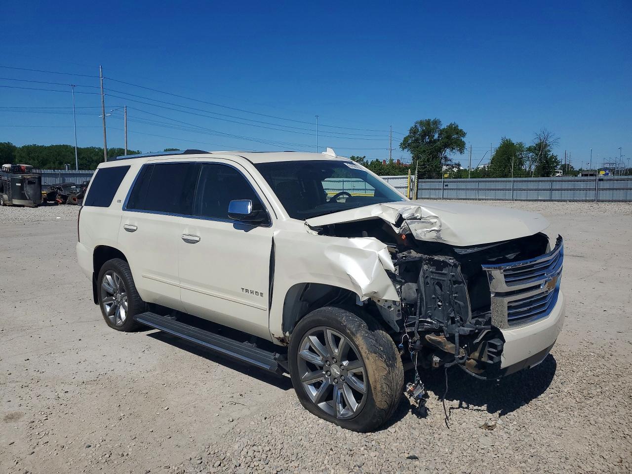2015 Chevrolet Tahoe K1500 Ltz Beige vin: 1GNSKCKC5FR517561