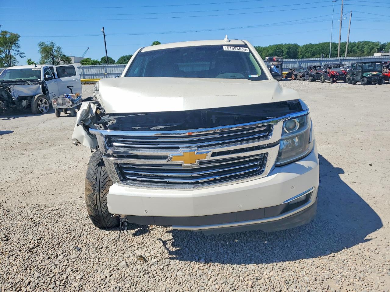 2015 Chevrolet Tahoe K1500 Ltz Beige vin: 1GNSKCKC5FR517561