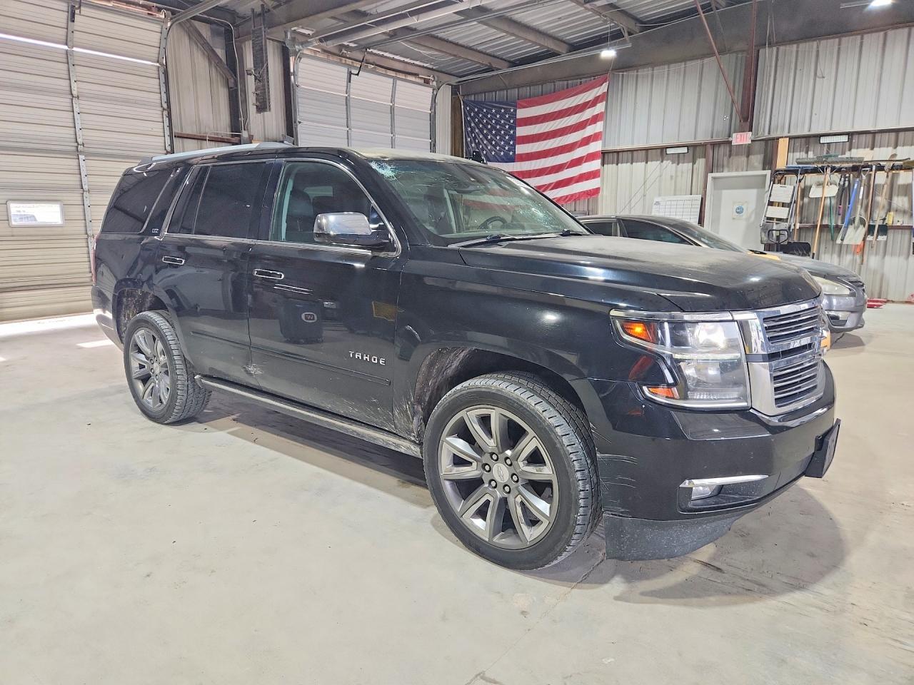 2015 Chevrolet Tahoe K1500 Ltz Black vin: 1GNSKCKC5FR671848