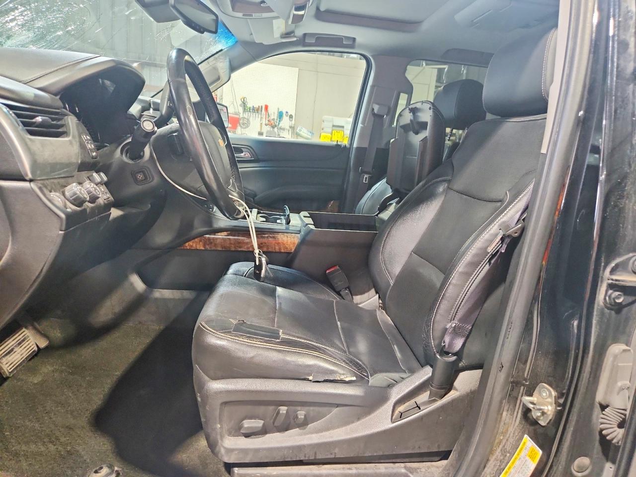 2015 Chevrolet Tahoe K1500 Ltz Black vin: 1GNSKCKC5FR671848