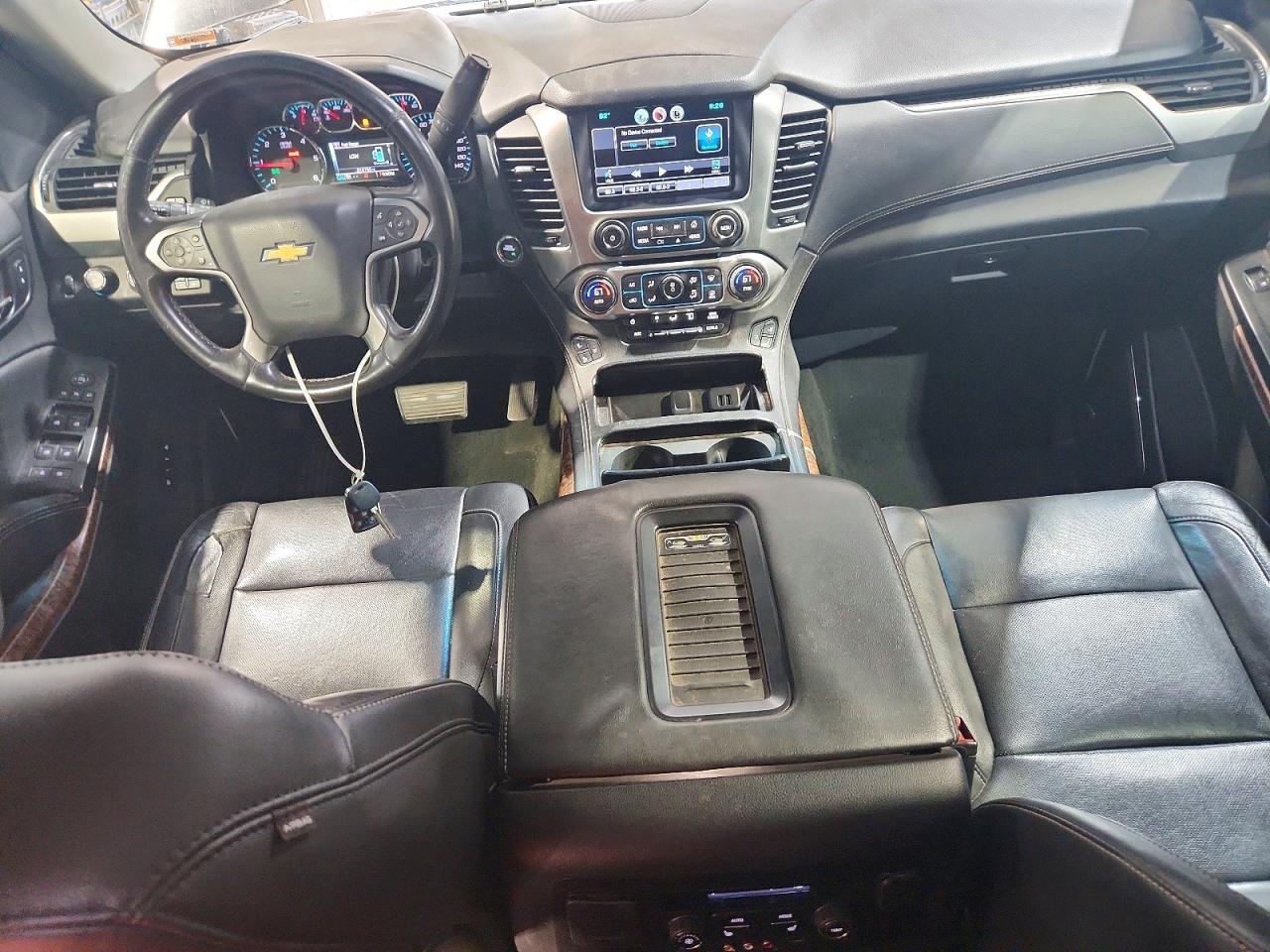 2015 Chevrolet Tahoe K1500 Ltz Black vin: 1GNSKCKC5FR671848