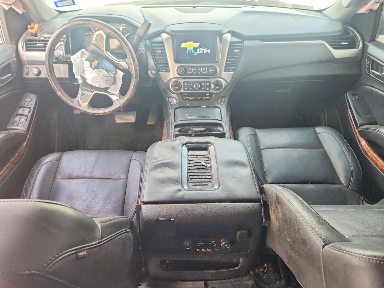 2015 Chevrolet Tahoe K1500 Ltz White vin: 1GNSKCKC5FR679139