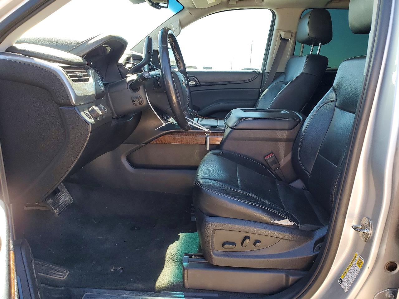 2015 Chevrolet Tahoe K1500 Ltz Silver vin: 1GNSKCKC6FR144871