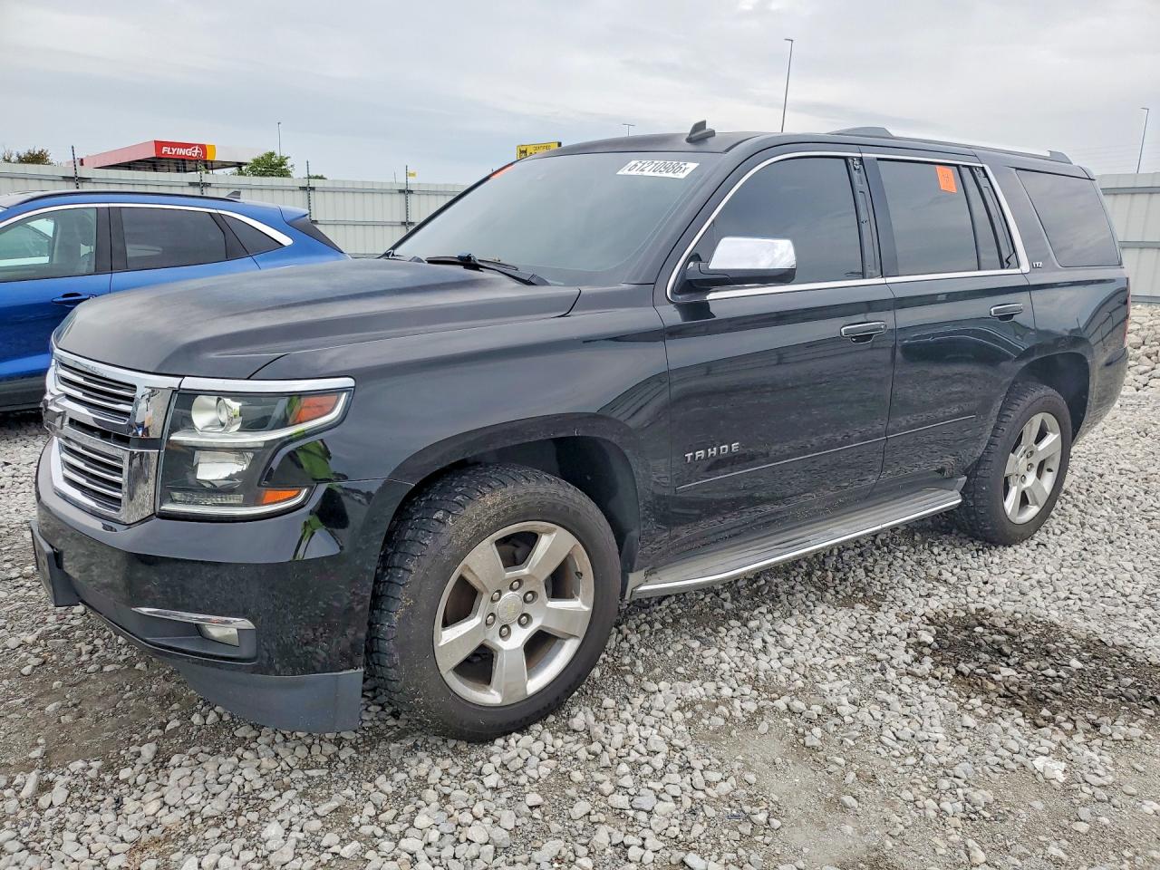 2015 Chevrolet Tahoe K1500 Ltz Black vin: 1GNSKCKC6FR202364