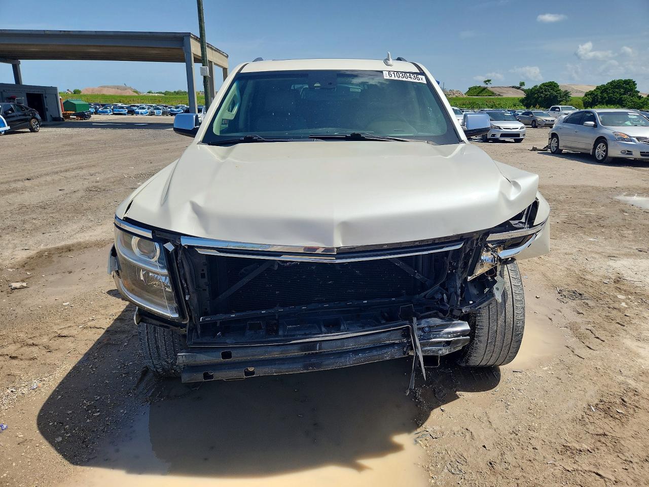 2015 Chevrolet Tahoe K1500 Ltz Белый vin: 1GNSKCKC6FR636428