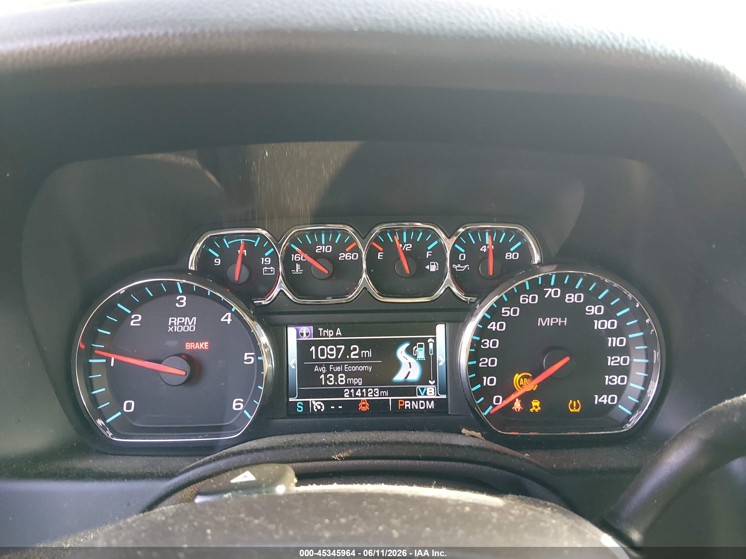 2015 Chevrolet Tahoe Ltz Gray vin: 1GNSKCKC6FR673883