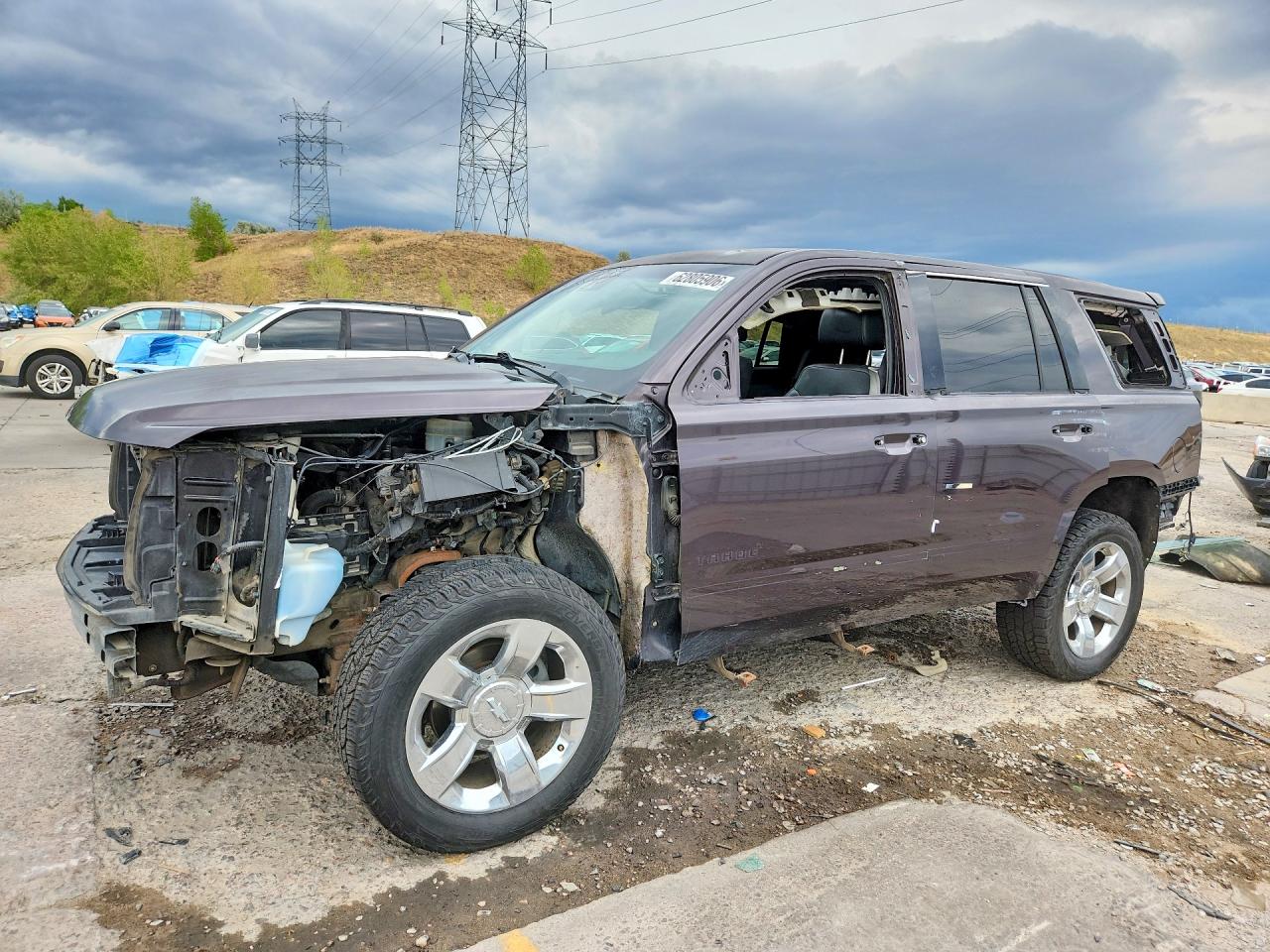 2015 Chevrolet Tahoe K1500 Ltz Темно-бордовый vin: 1GNSKCKC7FR124502
