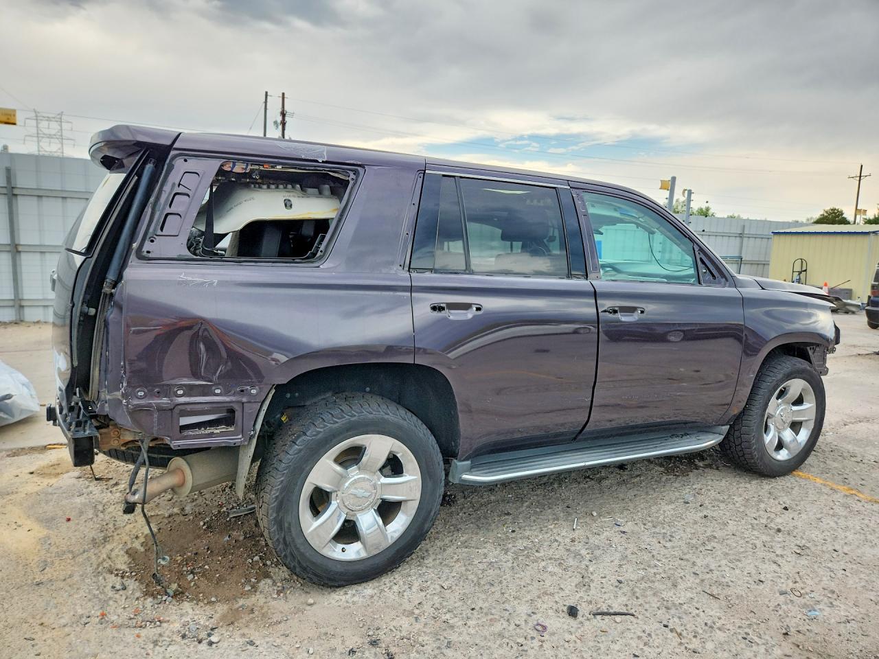 2015 Chevrolet Tahoe K1500 Ltz Maroon vin: 1GNSKCKC7FR124502