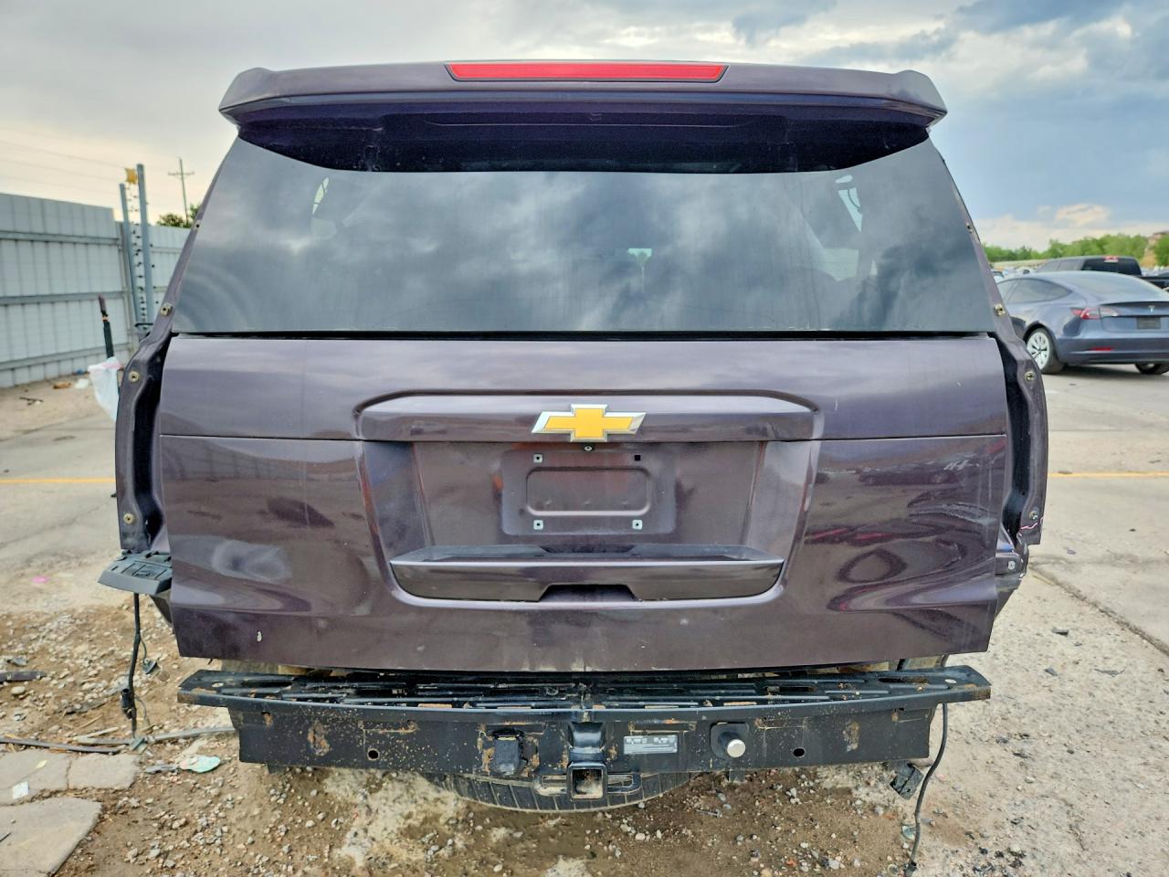 2015 Chevrolet Tahoe K1500 Ltz Maroon vin: 1GNSKCKC7FR124502