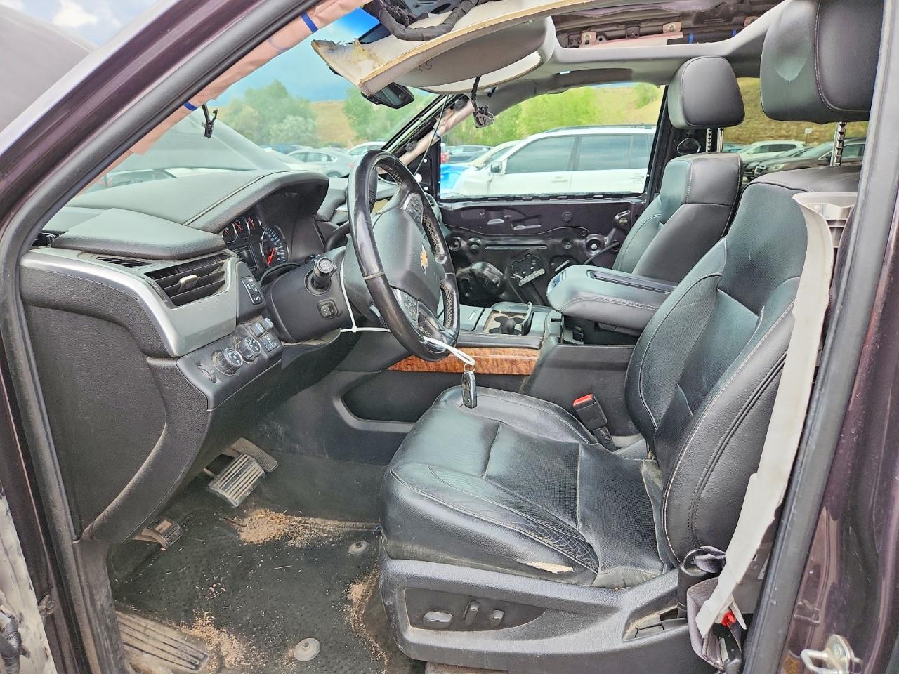 2015 Chevrolet Tahoe K1500 Ltz Maroon vin: 1GNSKCKC7FR124502