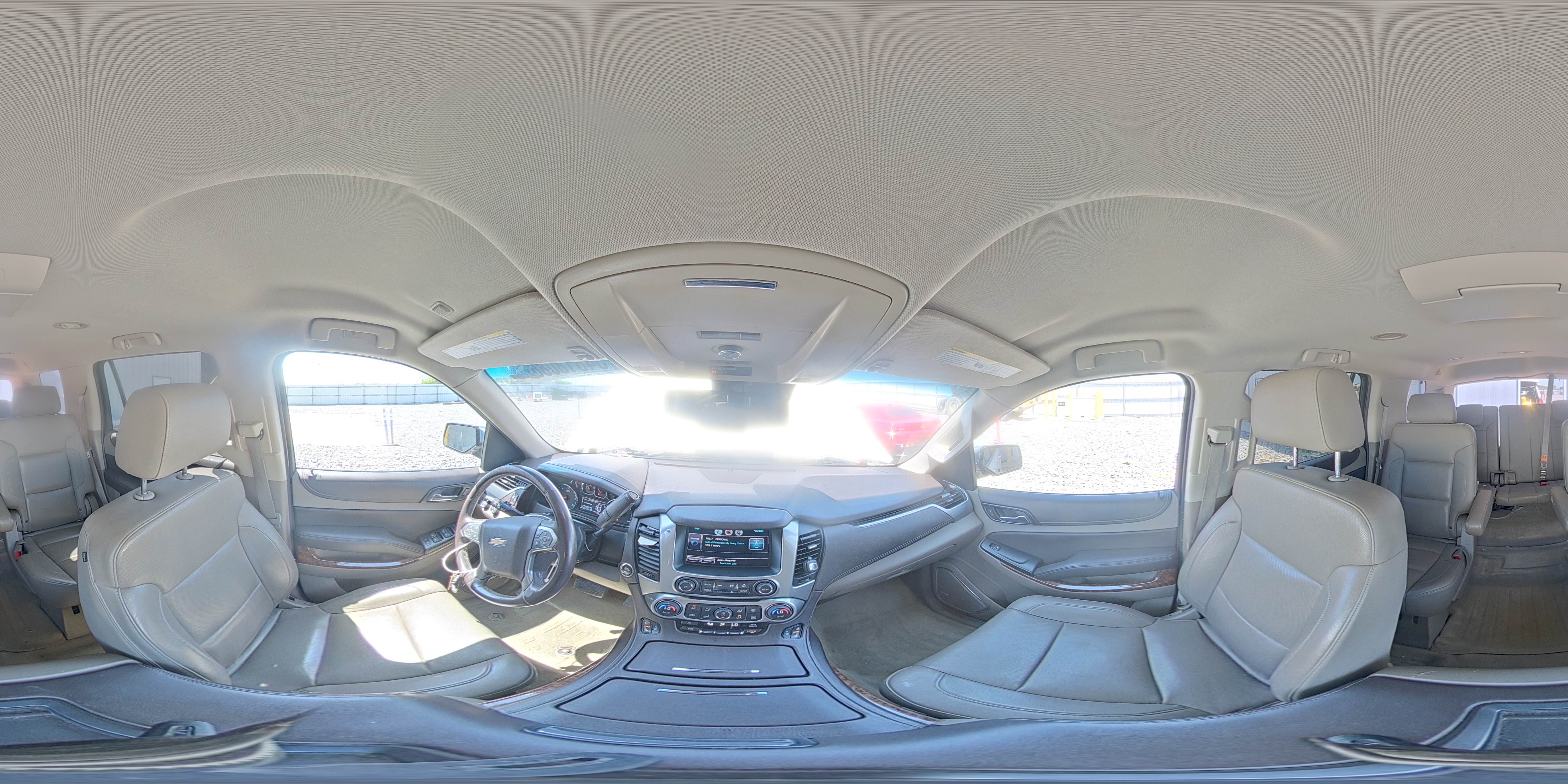 2015 Chevrolet Tahoe K1500 Ltz White vin: 1GNSKCKC7FR157130