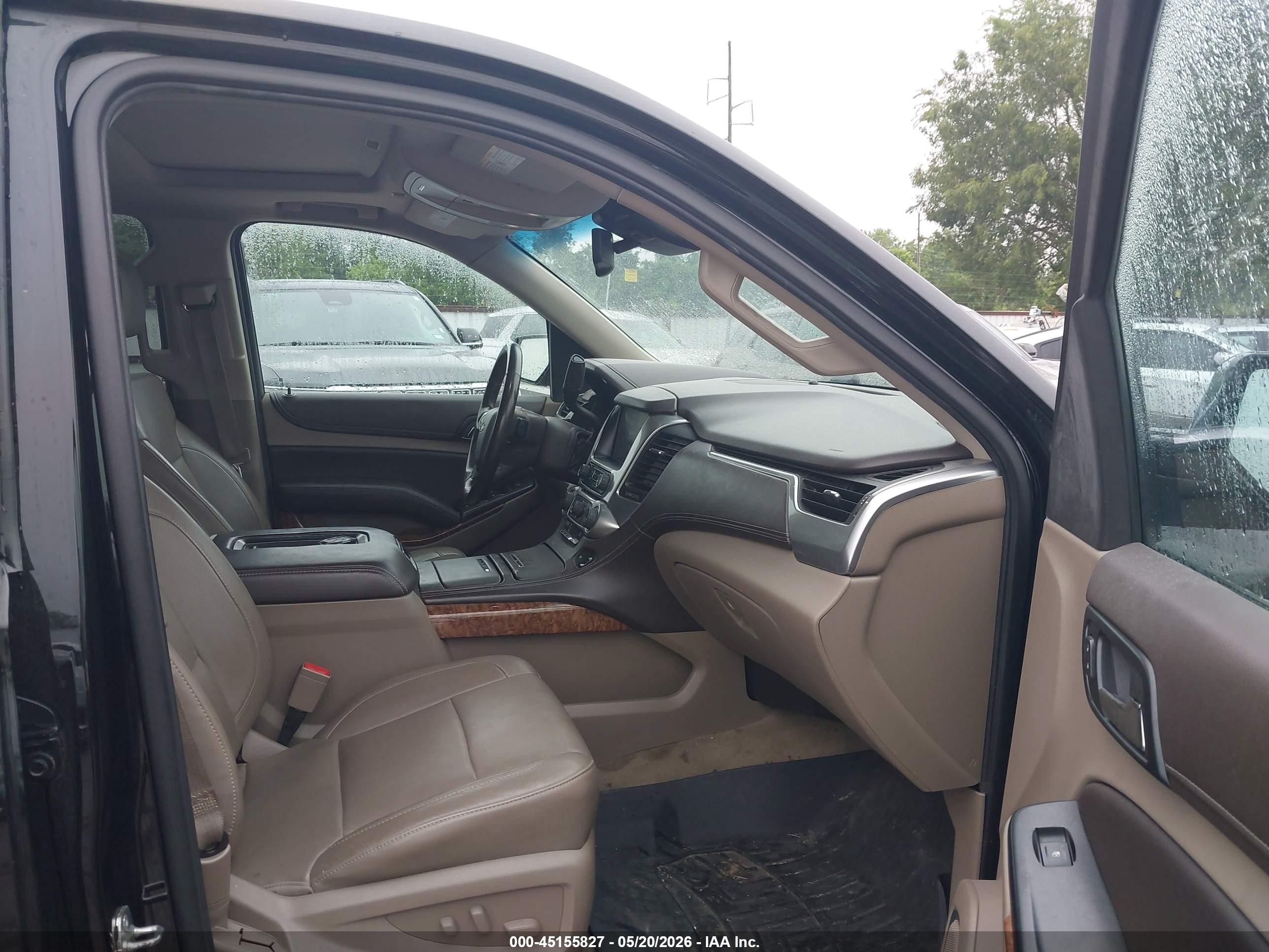 2015 Chevrolet Tahoe Ltz Black vin: 1GNSKCKC7FR280457