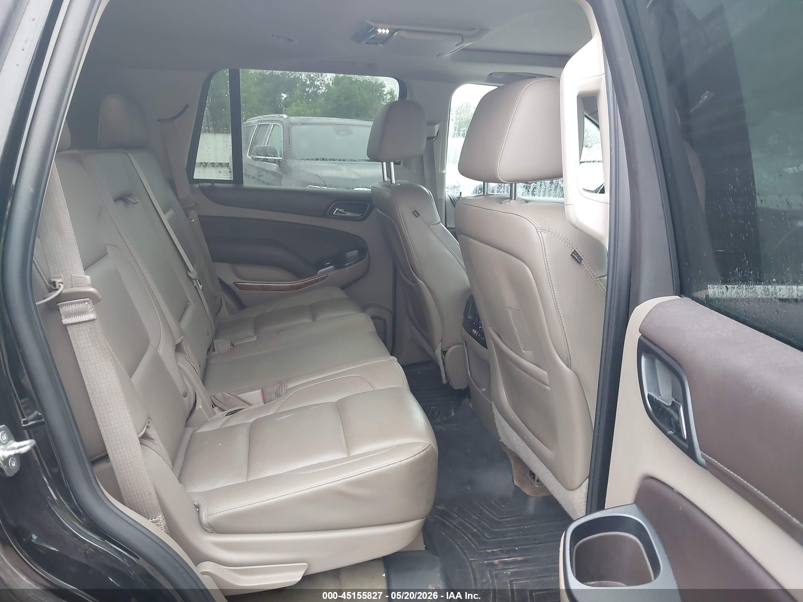 2015 Chevrolet Tahoe Ltz Black vin: 1GNSKCKC7FR280457