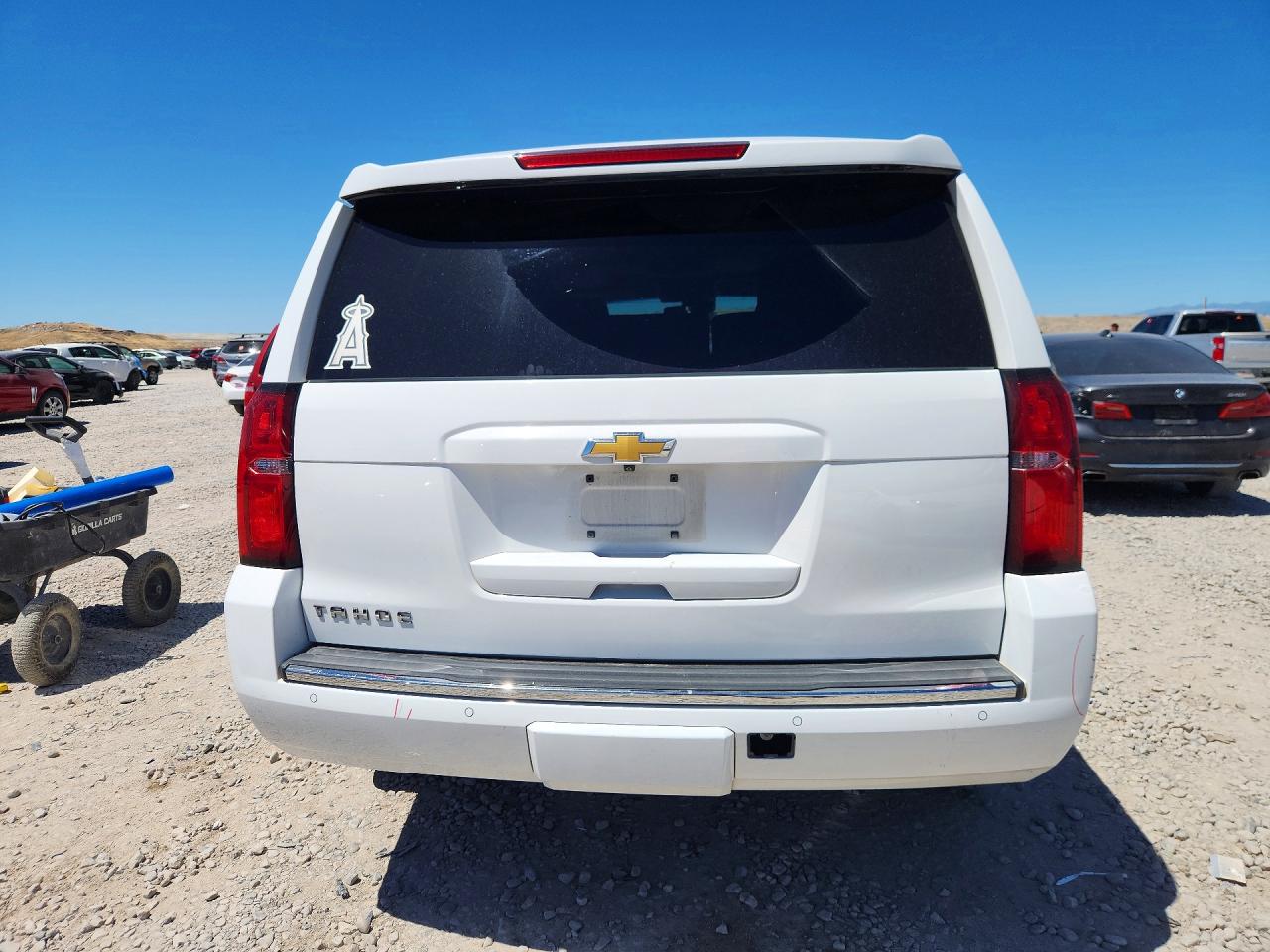 2015 Chevrolet Tahoe K1500 Ltz Белый vin: 1GNSKCKC7FR538122