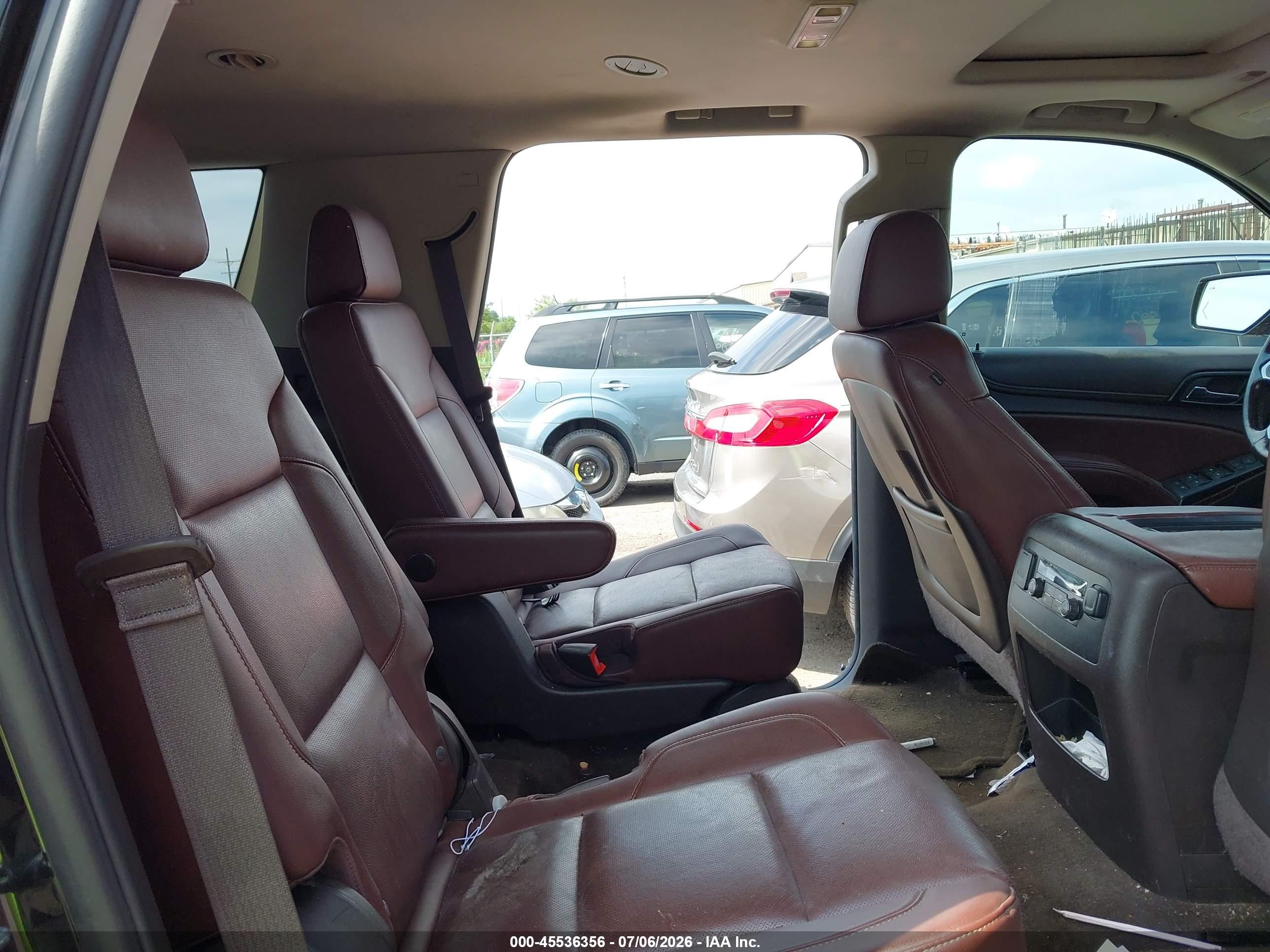 2015 Chevrolet Tahoe Ltz Black vin: 1GNSKCKC7FR626166