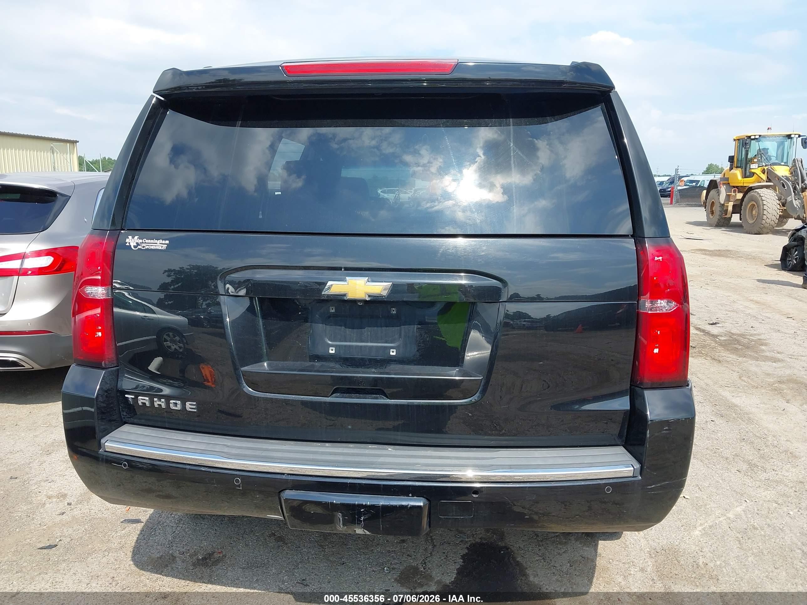 2015 Chevrolet Tahoe Ltz Black vin: 1GNSKCKC7FR626166