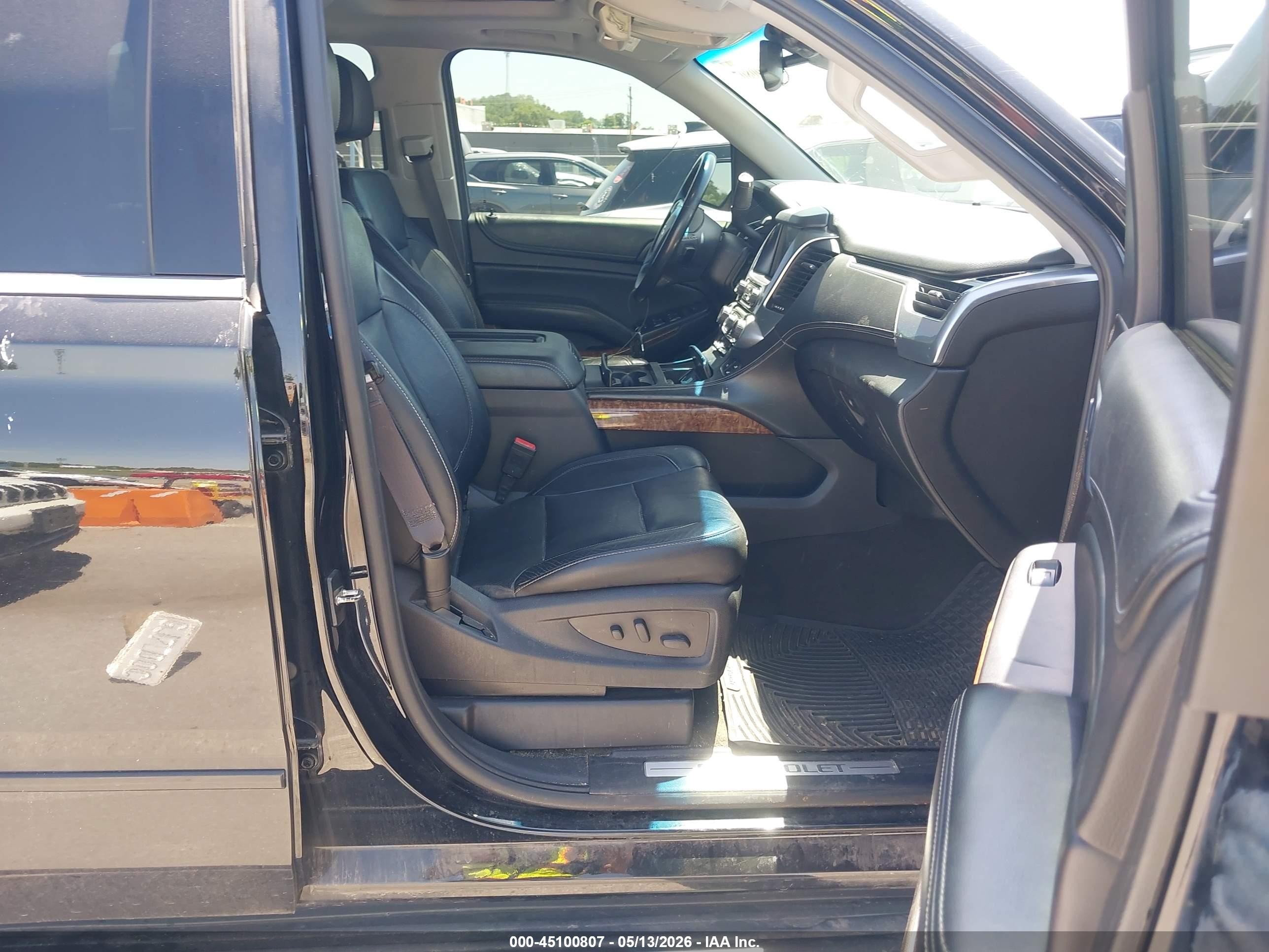 2015 Chevrolet Tahoe Ltz Black vin: 1GNSKCKC7FR743634