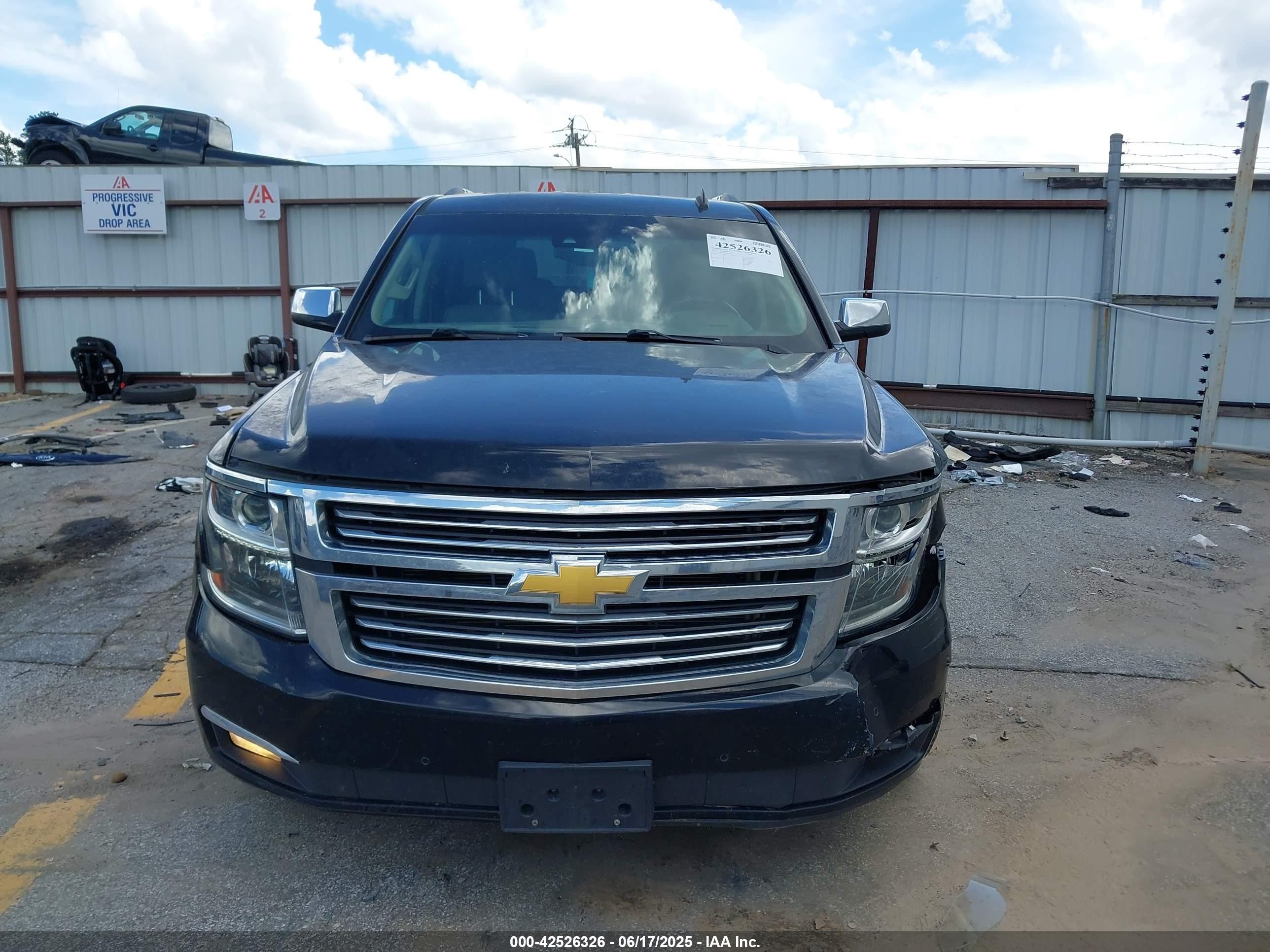 2015 Chevrolet Tahoe Ltz Black vin: 1GNSKCKC8FR102671