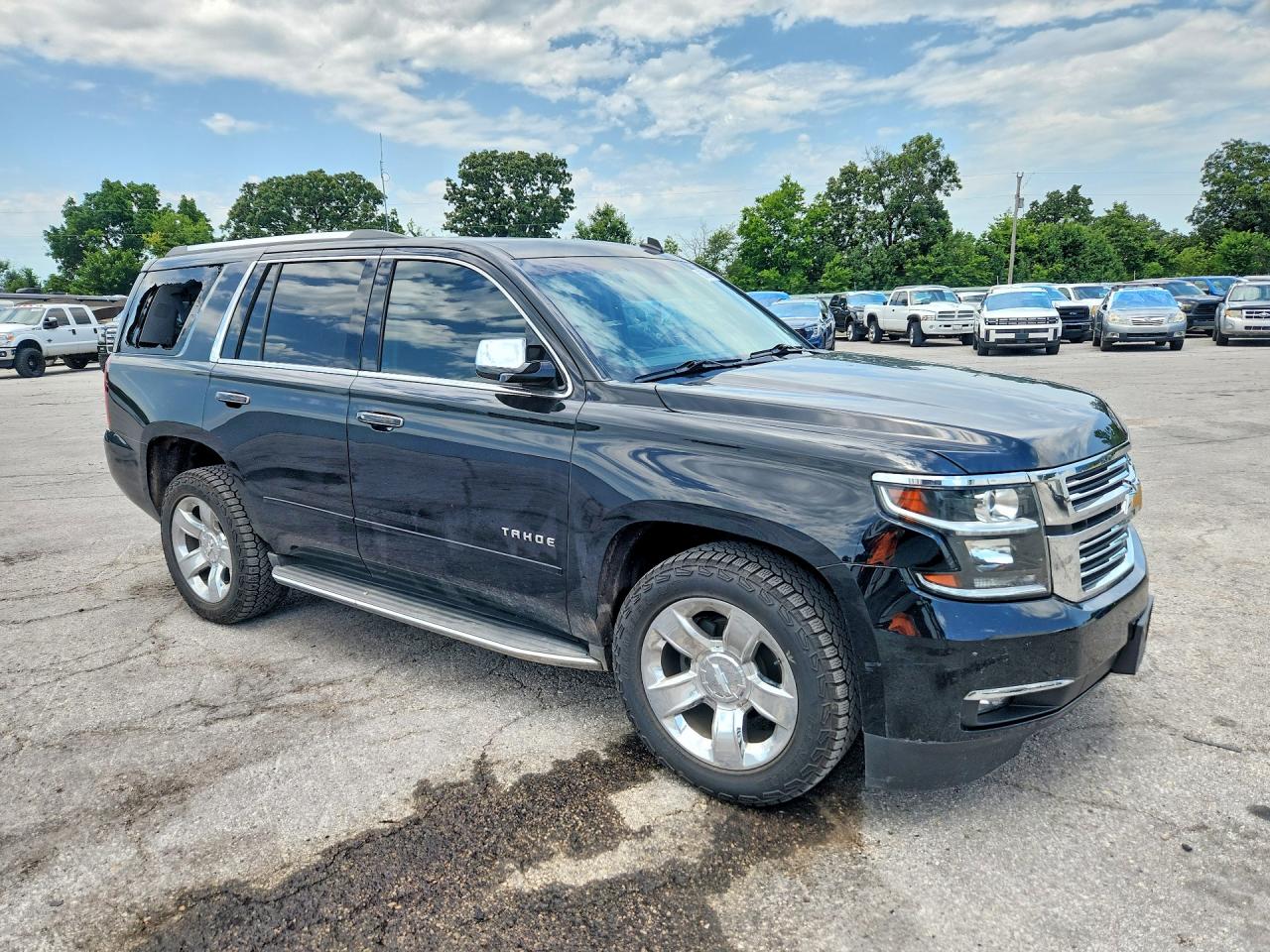 2015 Chevrolet Tahoe K1500 Ltz Black vin: 1GNSKCKC8FR103321