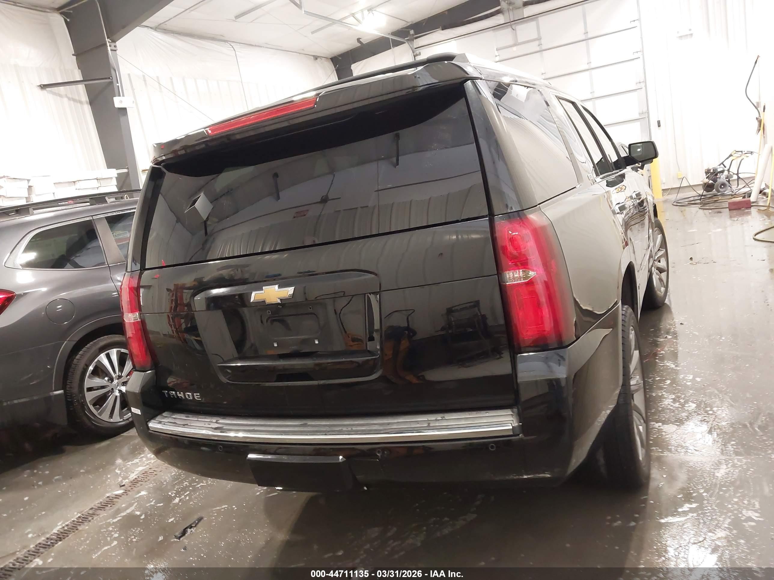 2015 Chevrolet Tahoe Ltz Black vin: 1GNSKCKC8FR111113