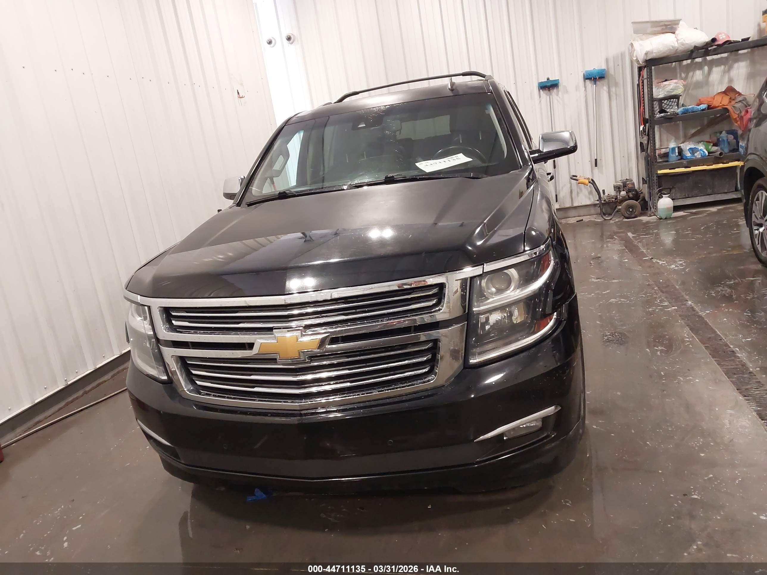 2015 Chevrolet Tahoe Ltz Black vin: 1GNSKCKC8FR111113