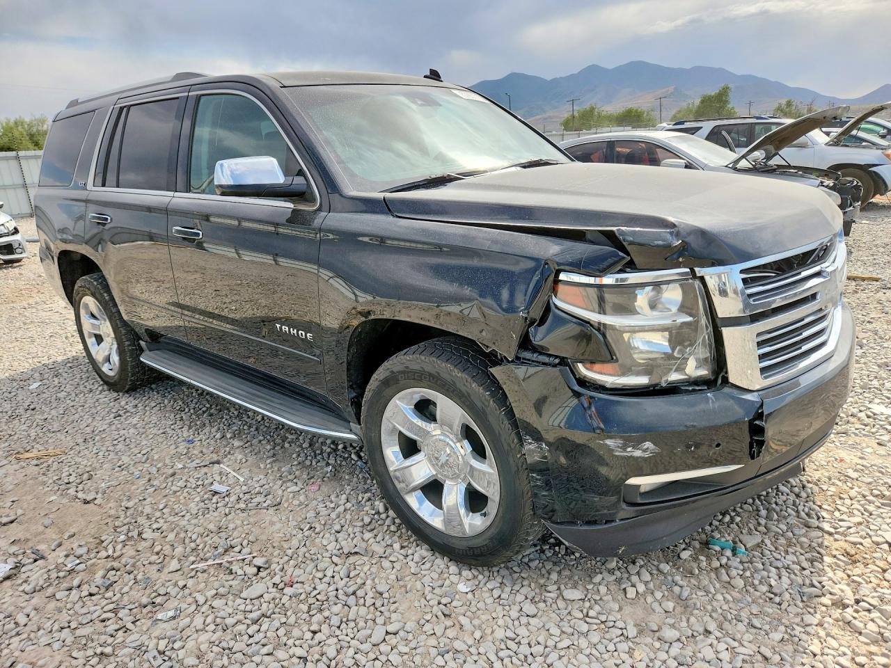 2015 Chevrolet Tahoe K1500 Ltz Черный vin: 1GNSKCKC8FR114285