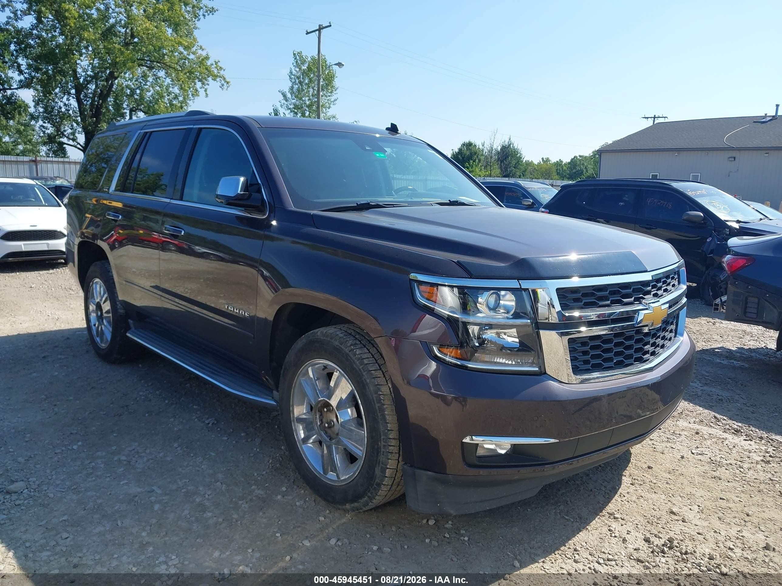 2015 Chevrolet Tahoe Ltz Purple vin: 1GNSKCKC8FR215469