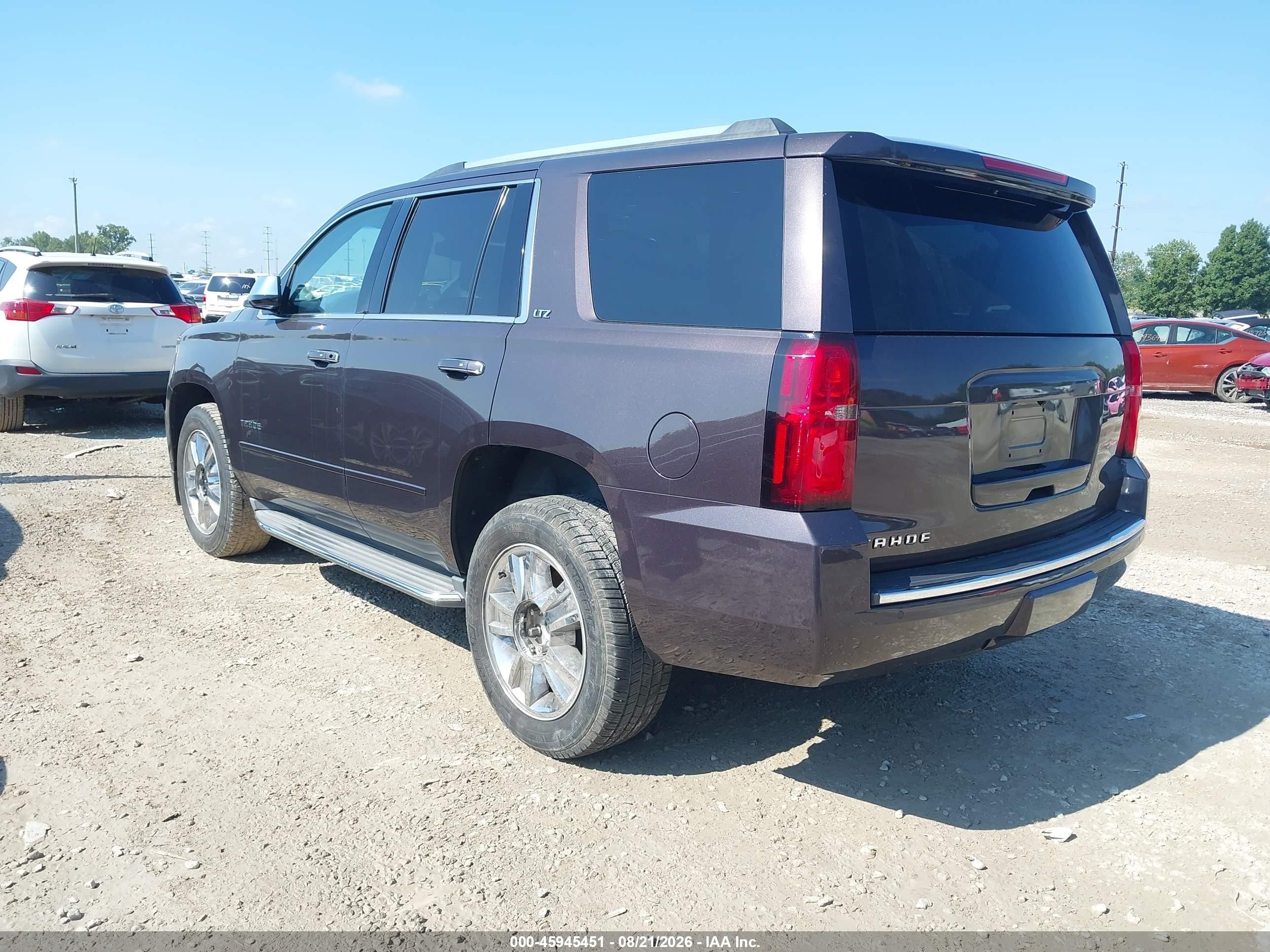 2015 Chevrolet Tahoe Ltz Purple vin: 1GNSKCKC8FR215469