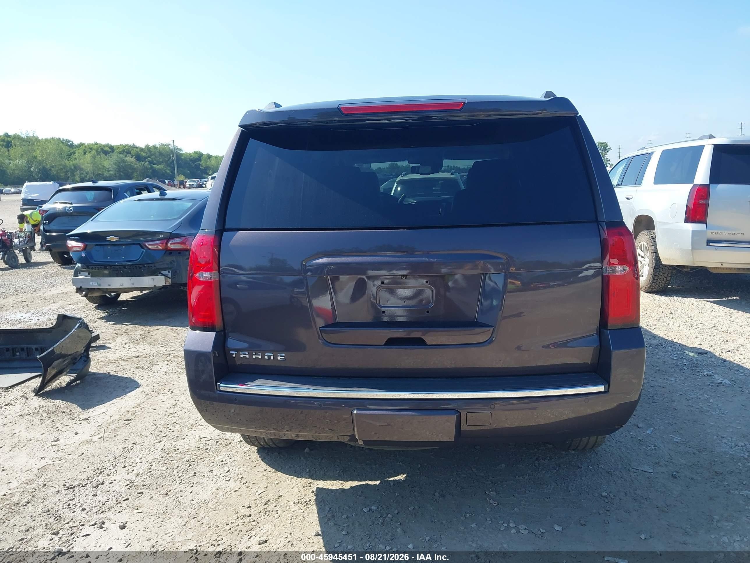 2015 Chevrolet Tahoe Ltz Purple vin: 1GNSKCKC8FR215469