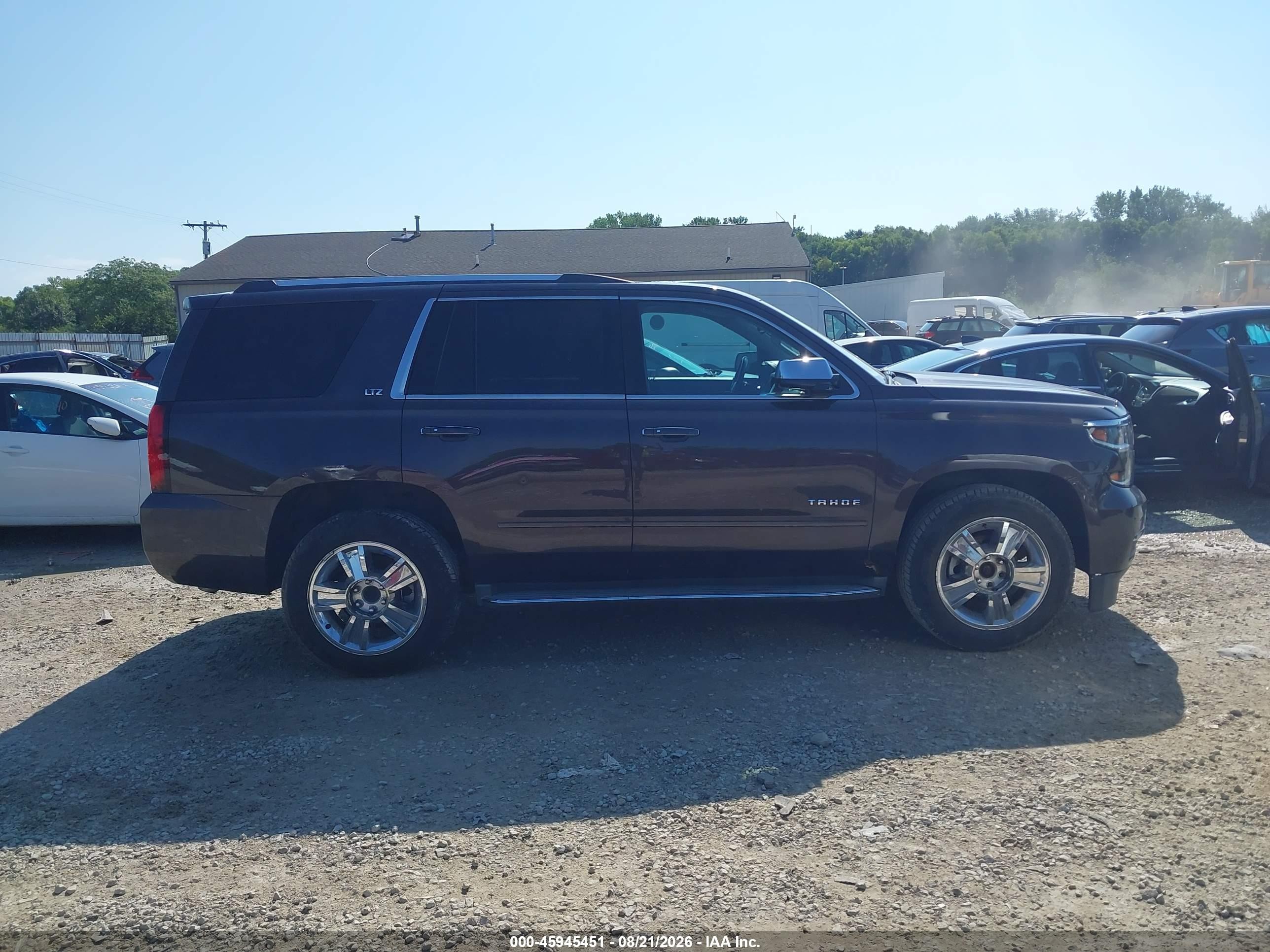 2015 Chevrolet Tahoe Ltz Purple vin: 1GNSKCKC8FR215469