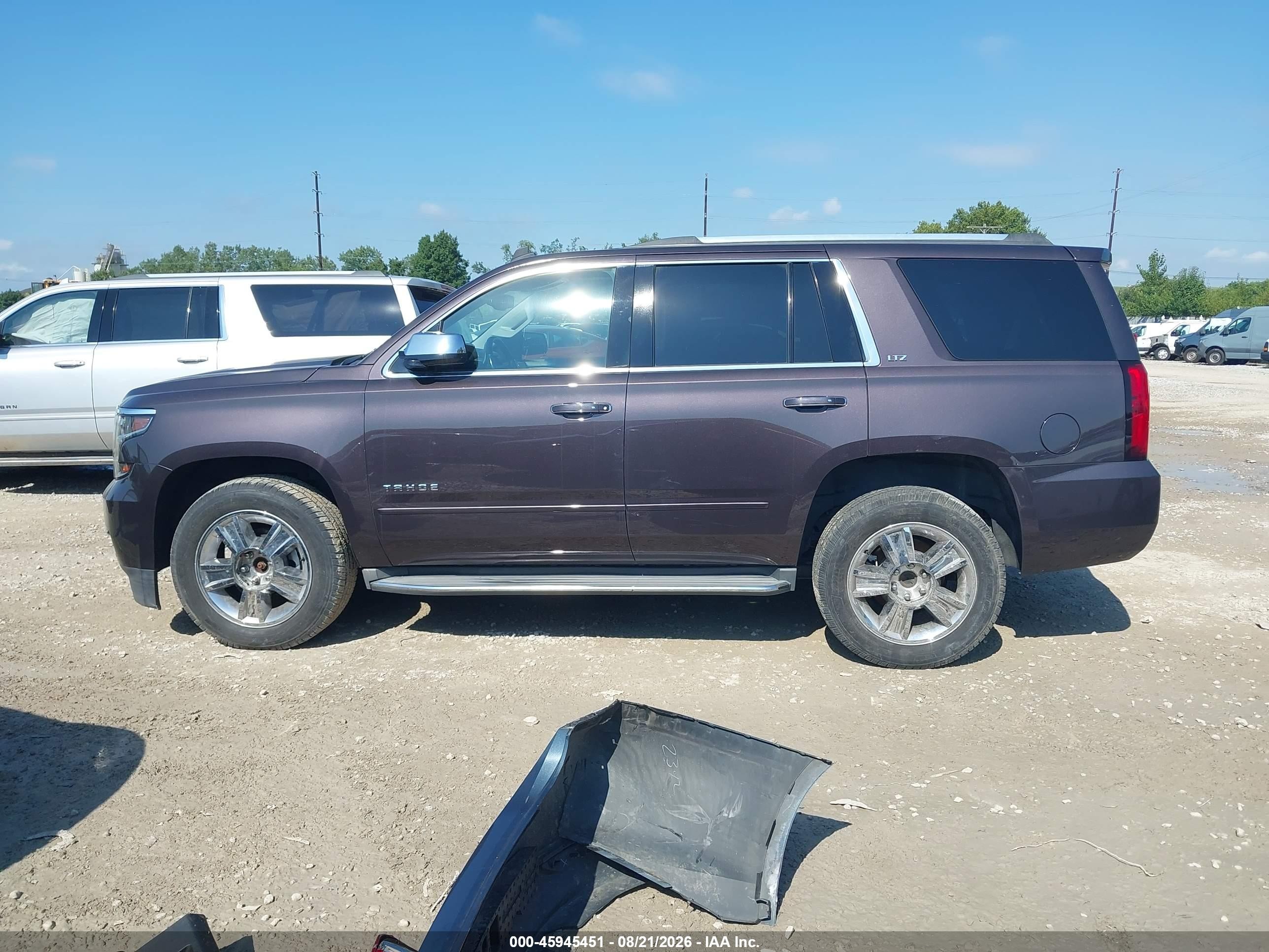 2015 Chevrolet Tahoe Ltz Purple vin: 1GNSKCKC8FR215469