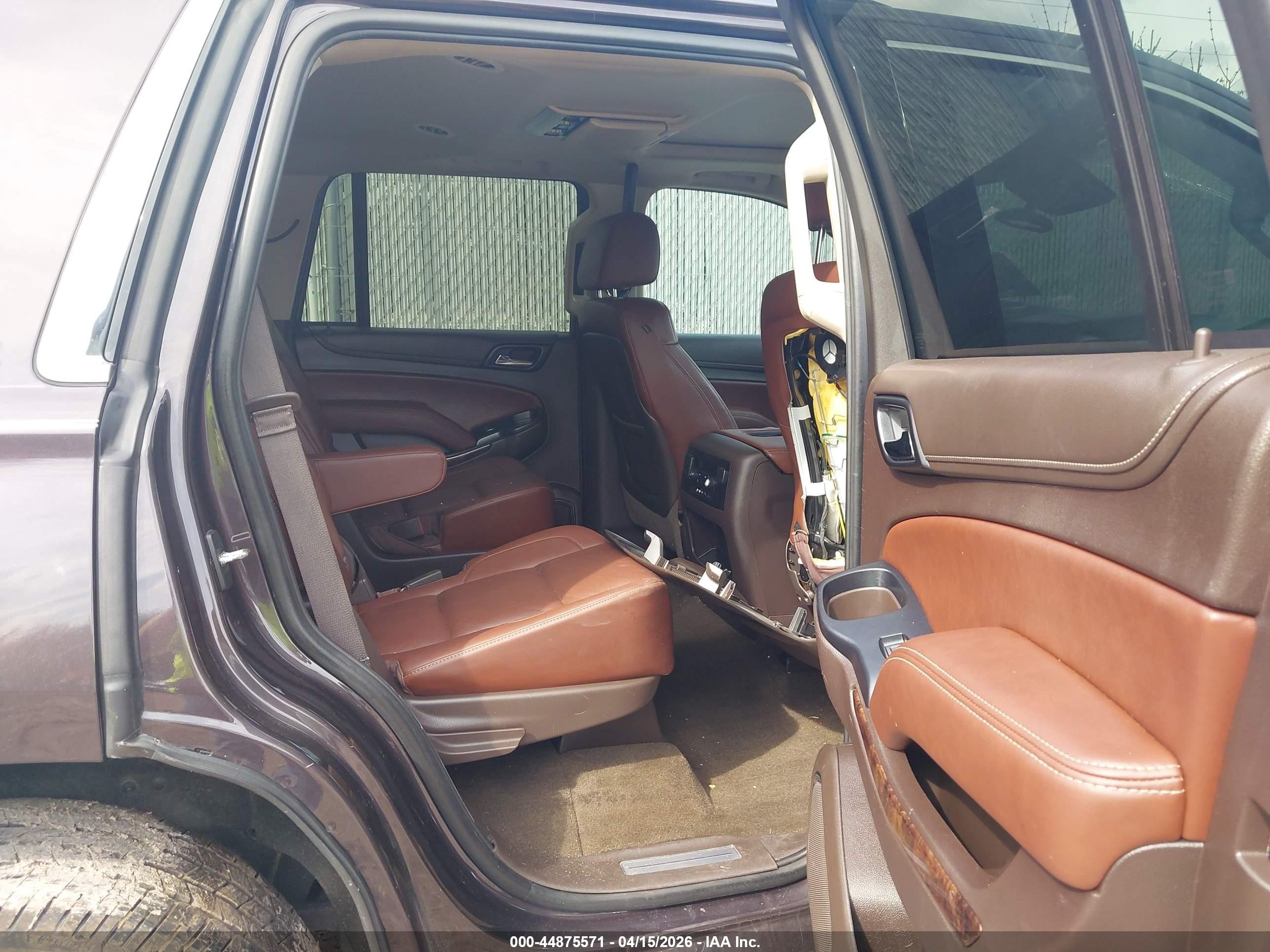 2015 Chevrolet Tahoe Ltz Black vin: 1GNSKCKC8FR619811