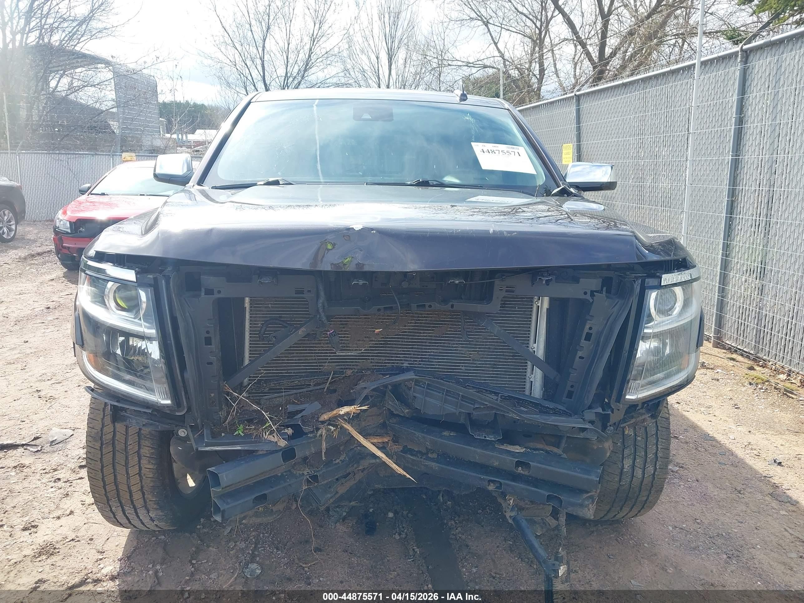 2015 Chevrolet Tahoe Ltz Black vin: 1GNSKCKC8FR619811